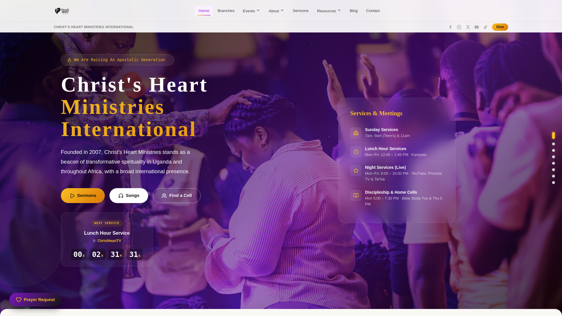 website screenshot of https://chmi-website.pages.dev/