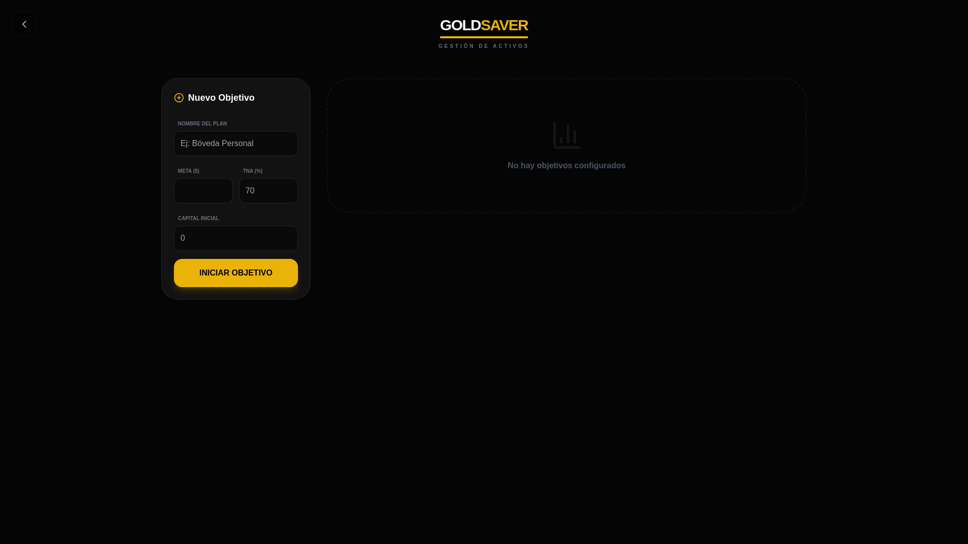 website screenshot of https://app-goldsaver.pages.dev/