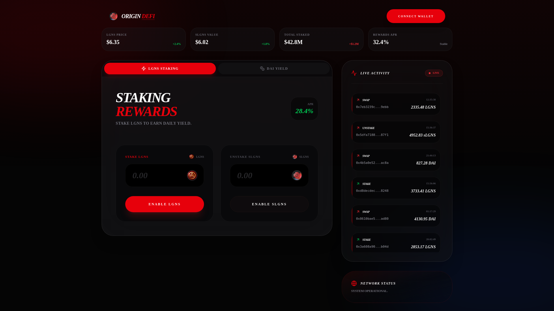 website screenshot of https://rocket-origindefi-premium.site/