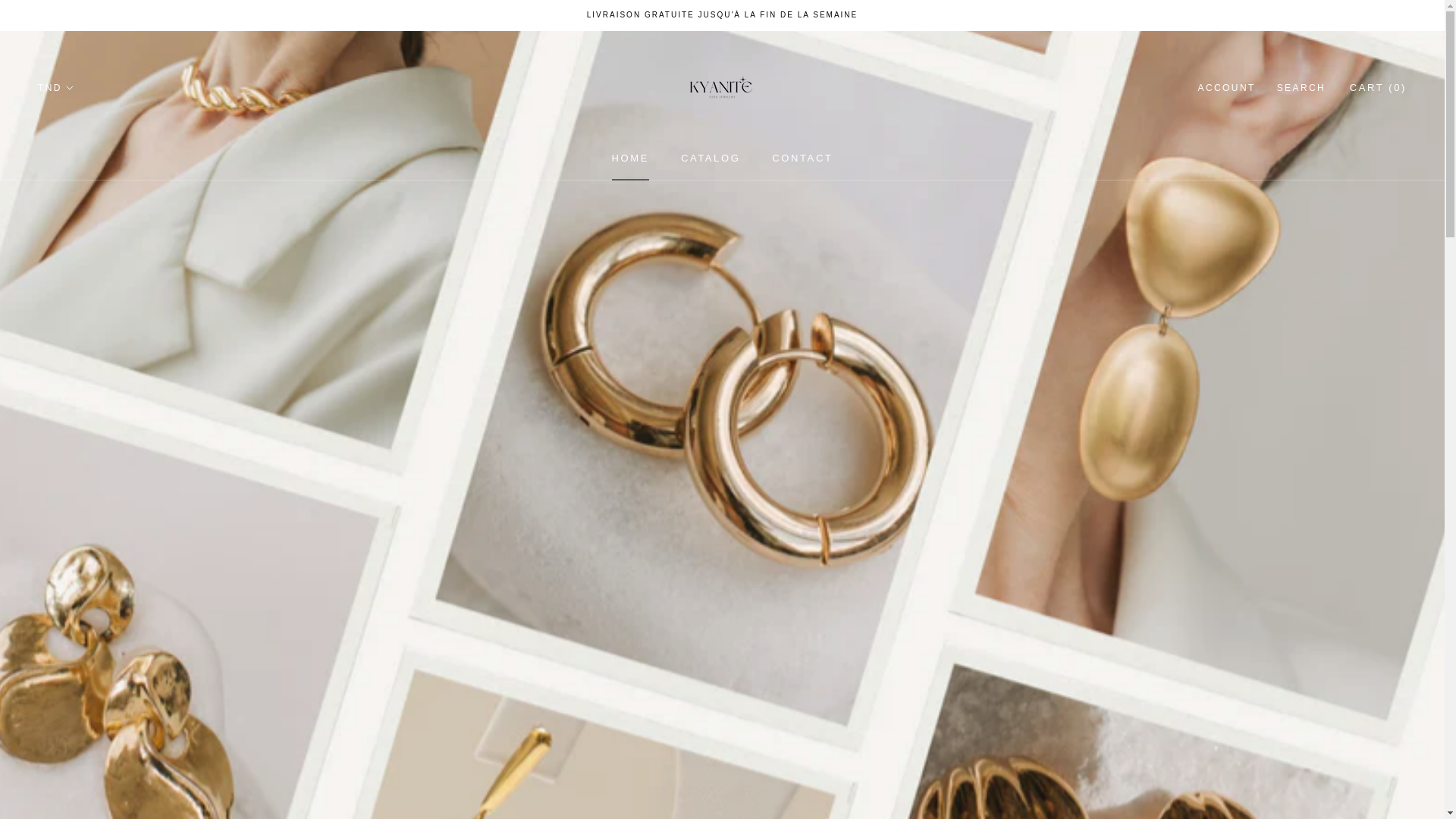 website screenshot of https://kyanitetunisie.store/