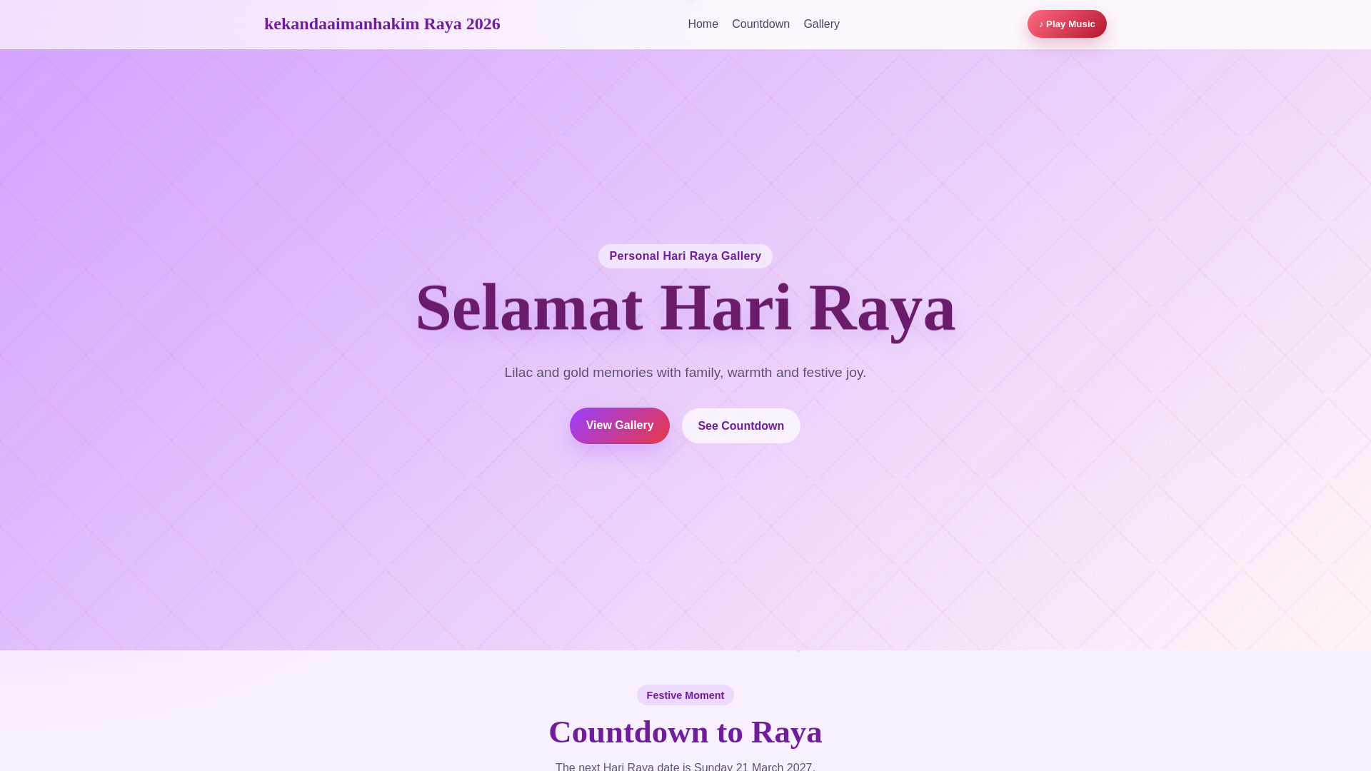 website screenshot of https://aimanraya2026.pages.dev/