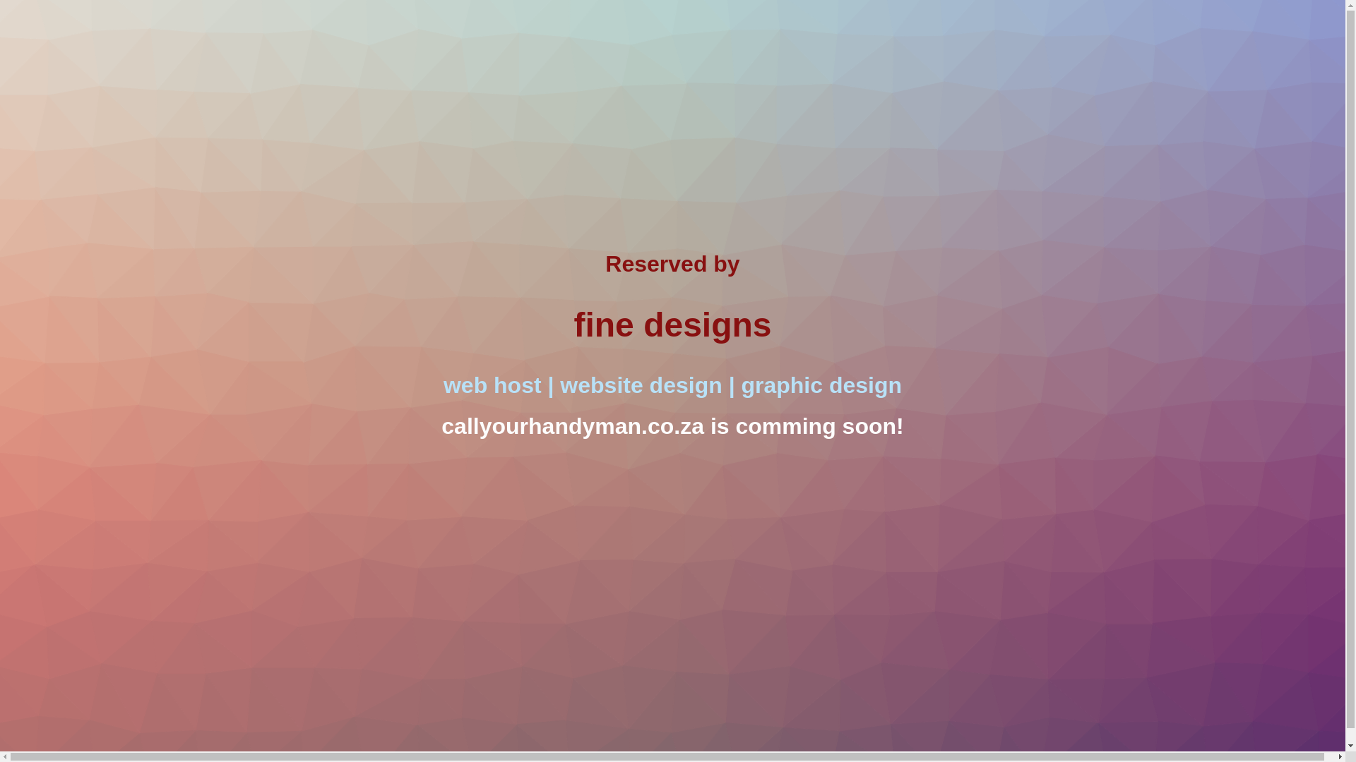 website screenshot of https://callyourhandyman.co.za/