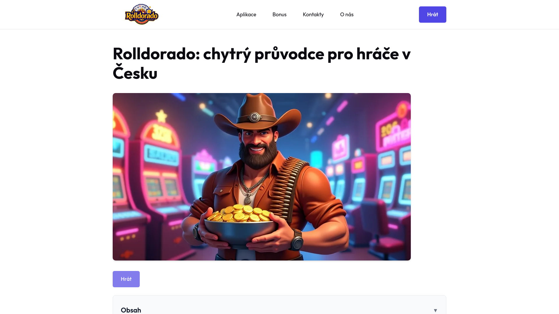 website screenshot of https://rolldoradocasino-cz.pages.dev/
