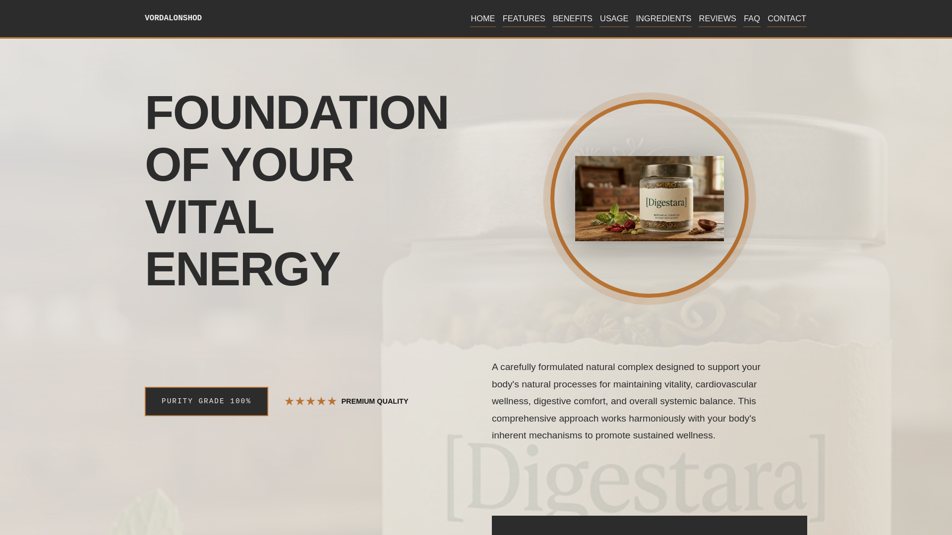 website screenshot of https://vordalonshod.world/