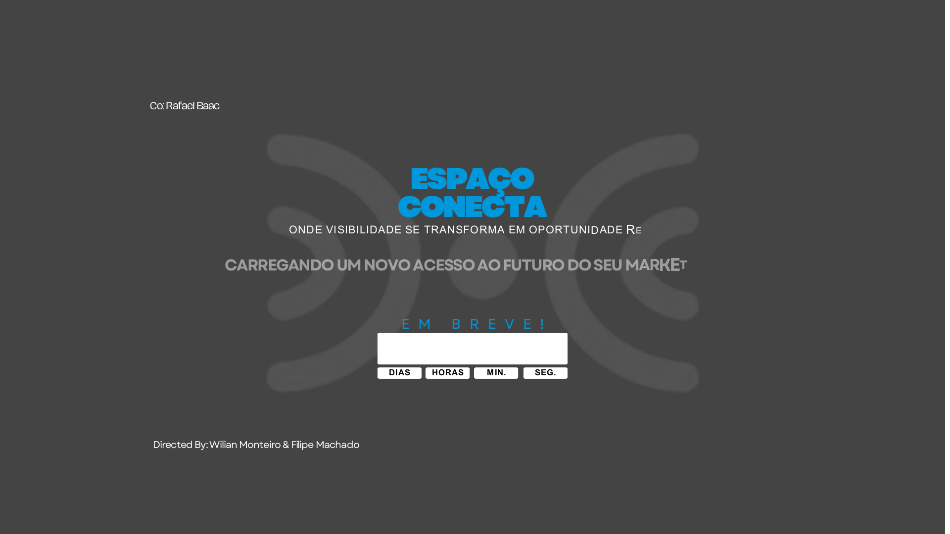 website screenshot of https://espacoconectamidia.com.br/