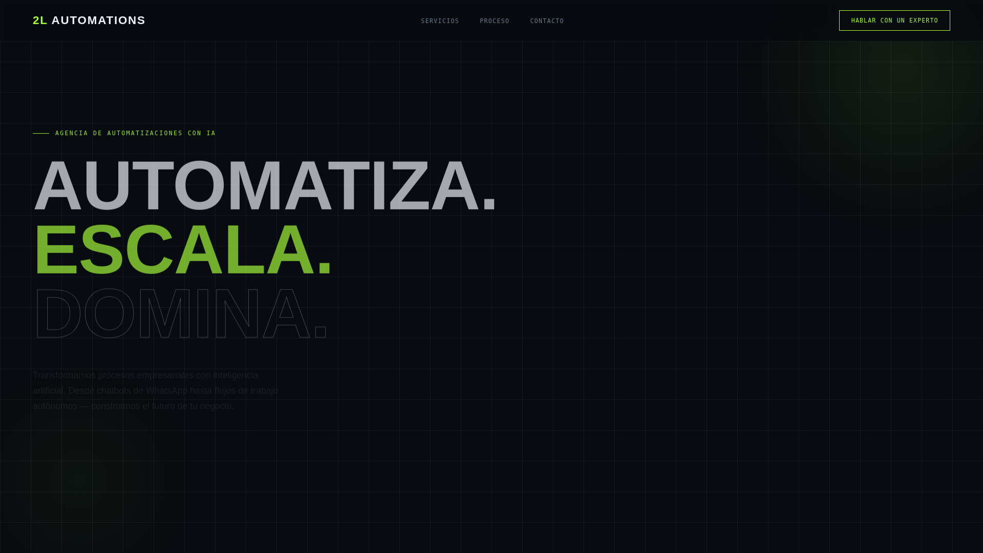 website screenshot of https://2lautomation.site/