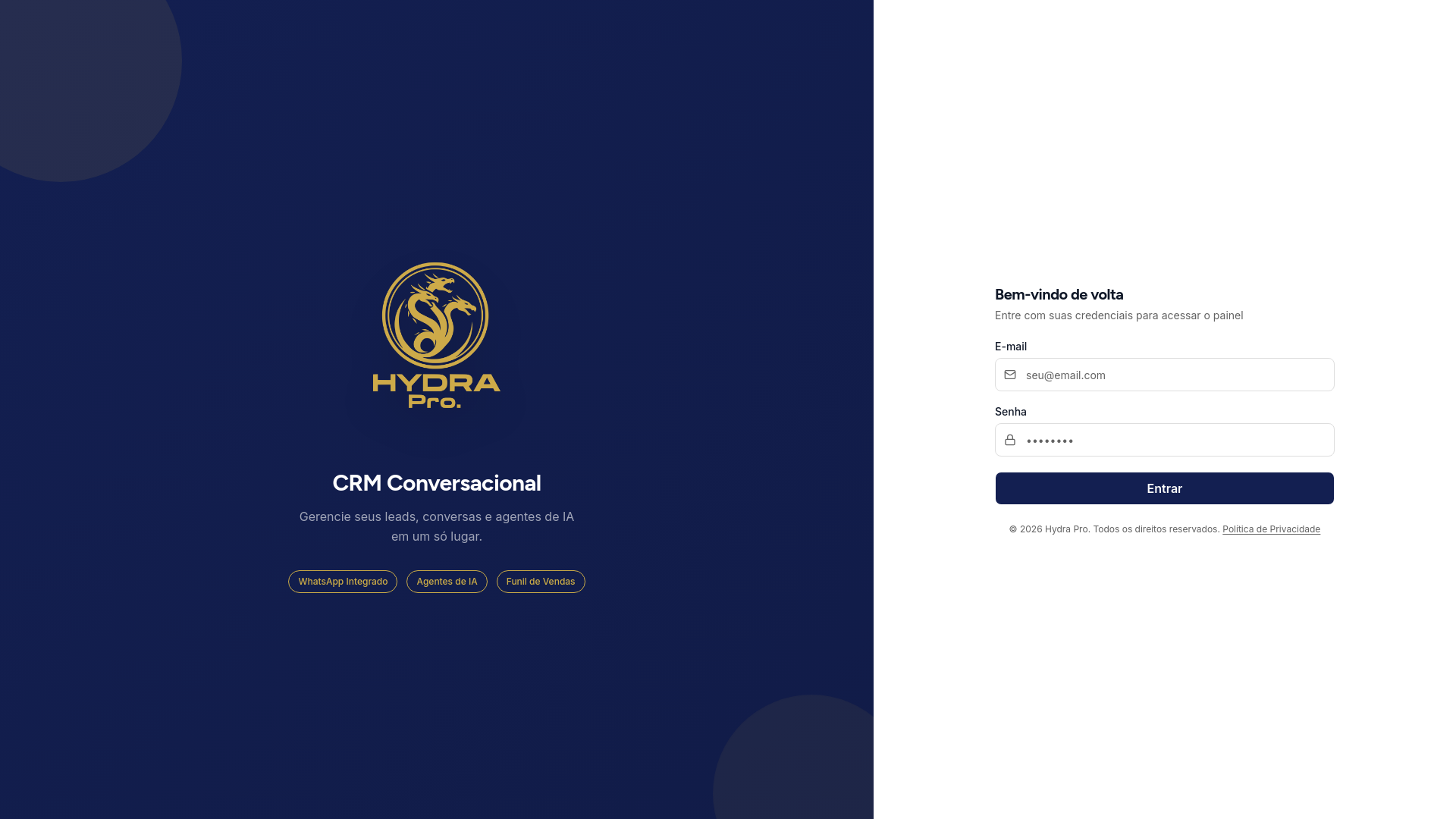 website screenshot of https://hydrapro.app/