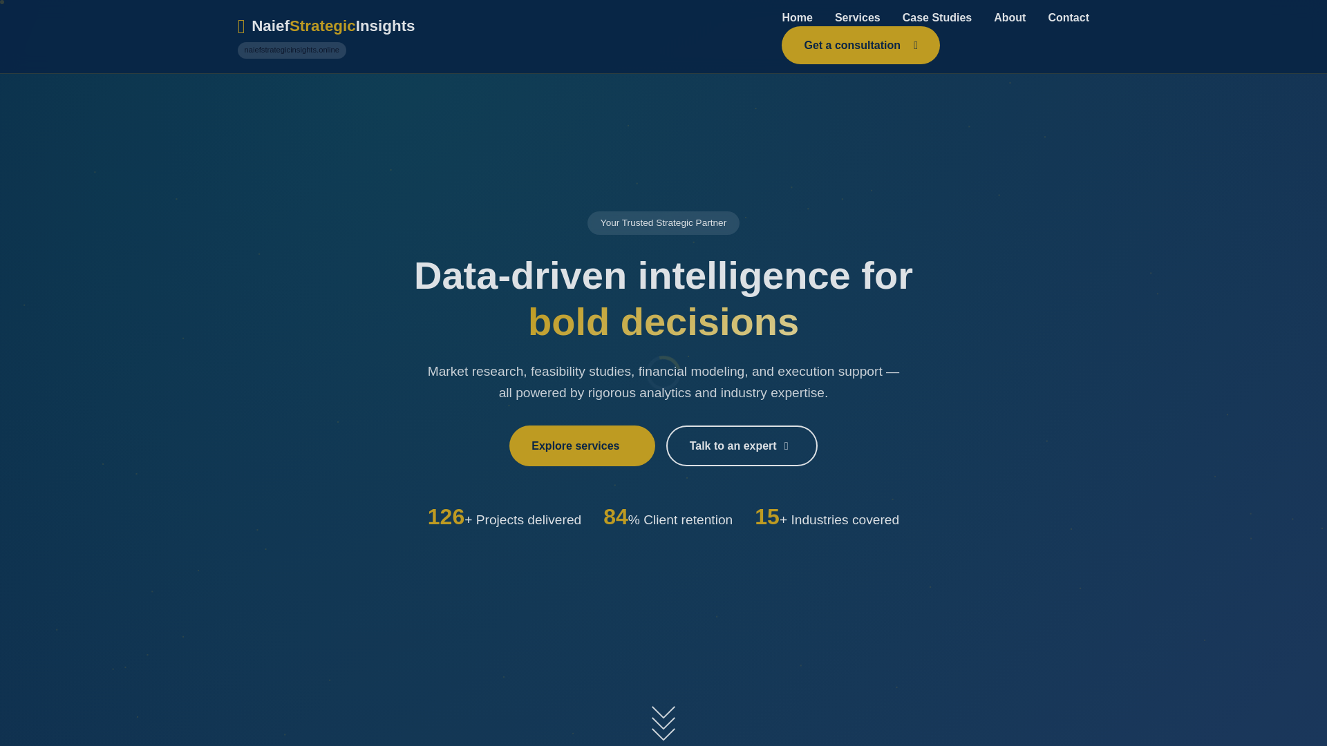 website screenshot of https://naiefstrategicinsights.pages.dev/