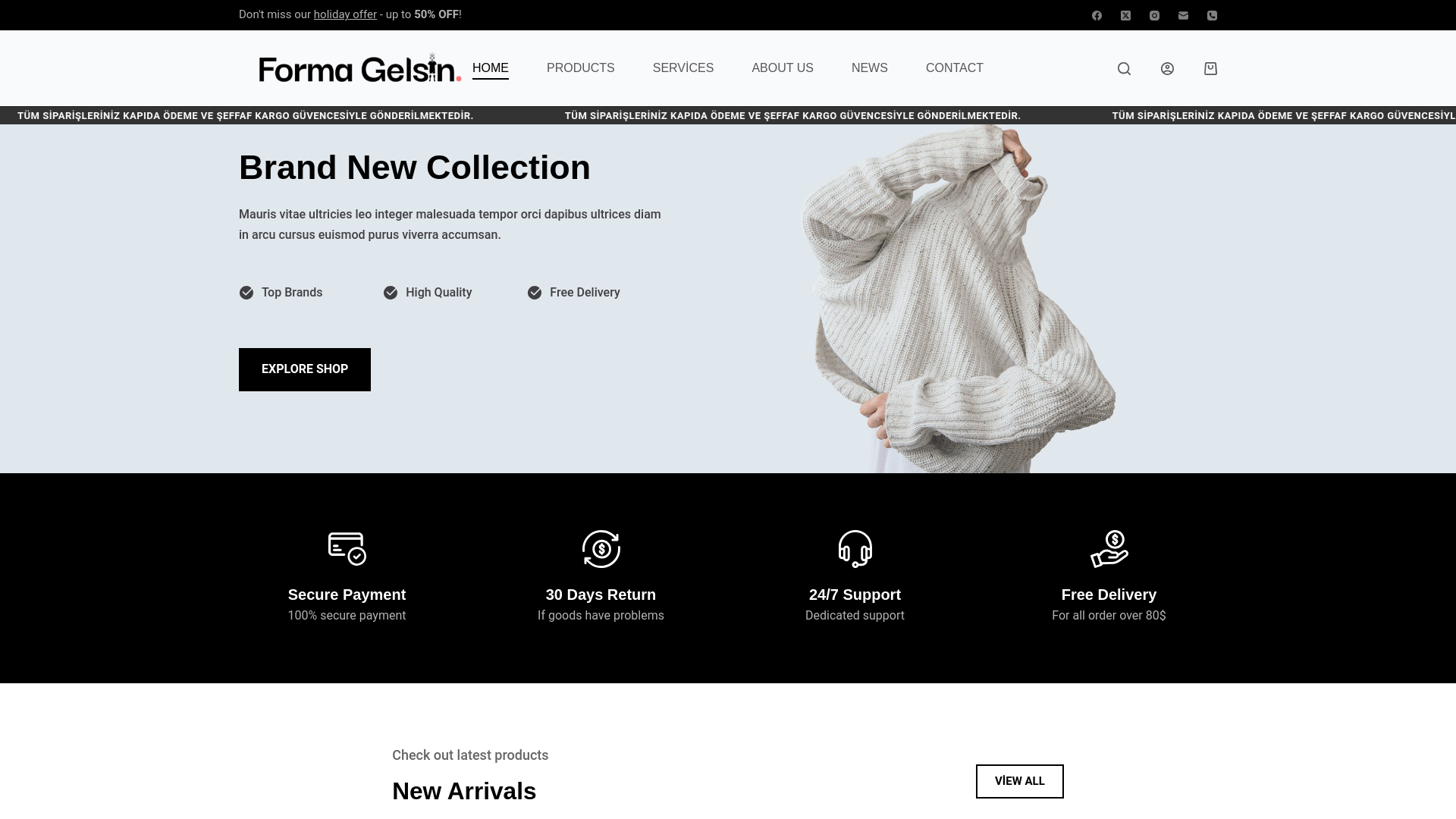 website screenshot of https://formagelsin.com/