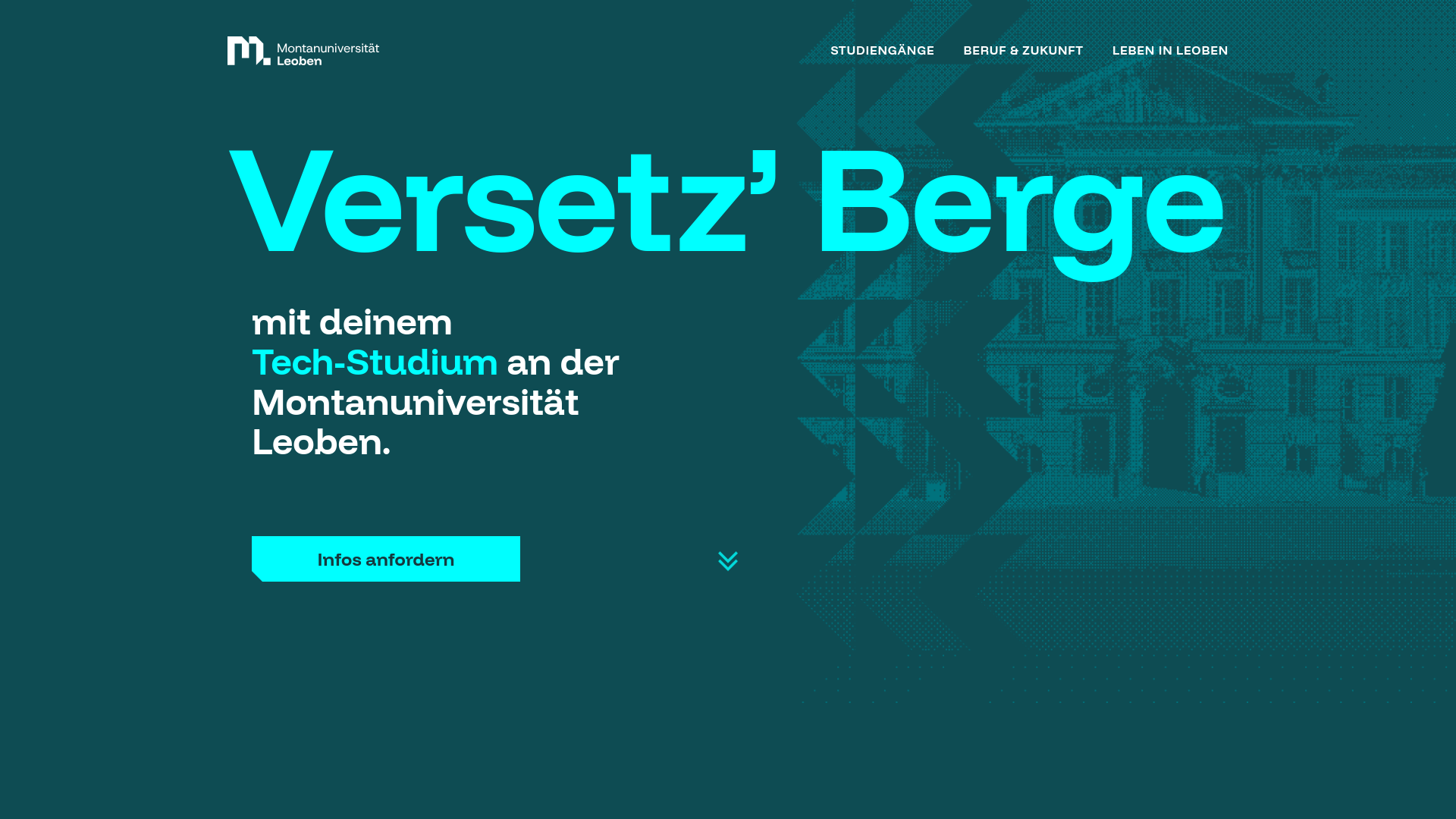 website screenshot of https://versetzberge.de