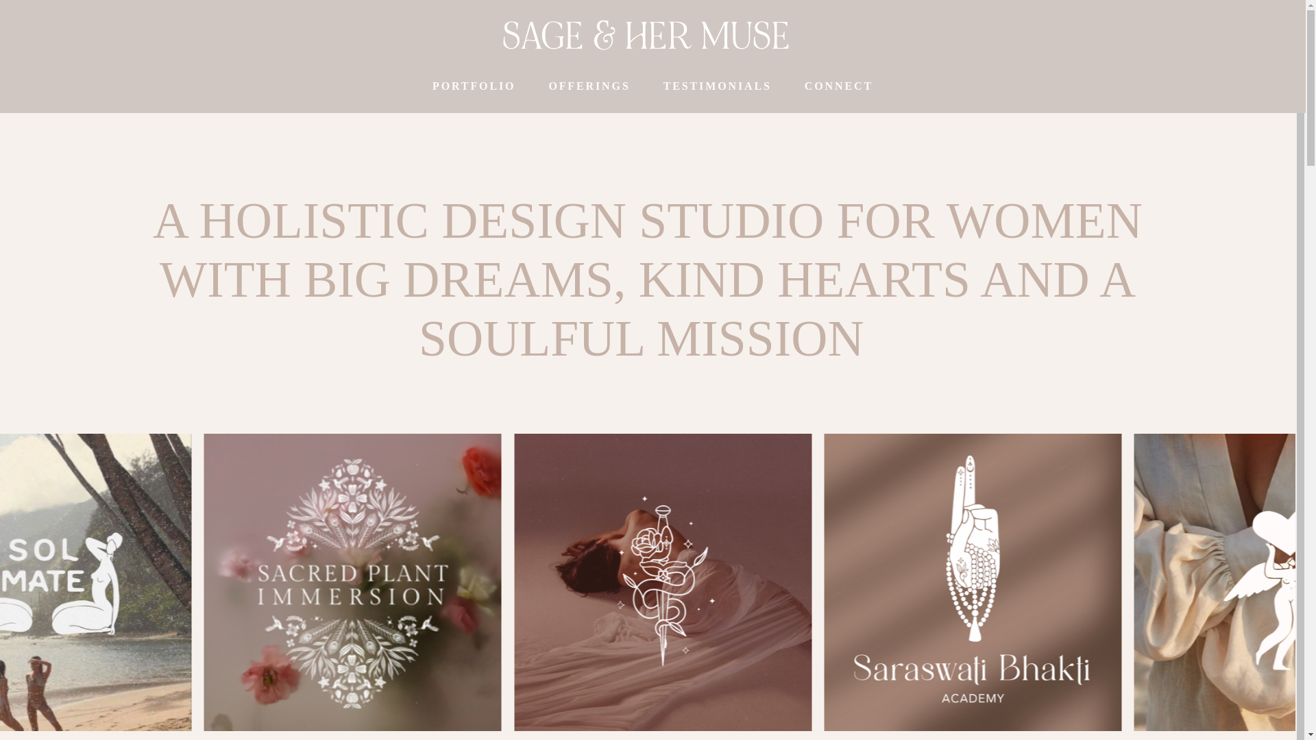 website screenshot of https://sageandhermuse.co.uk/
