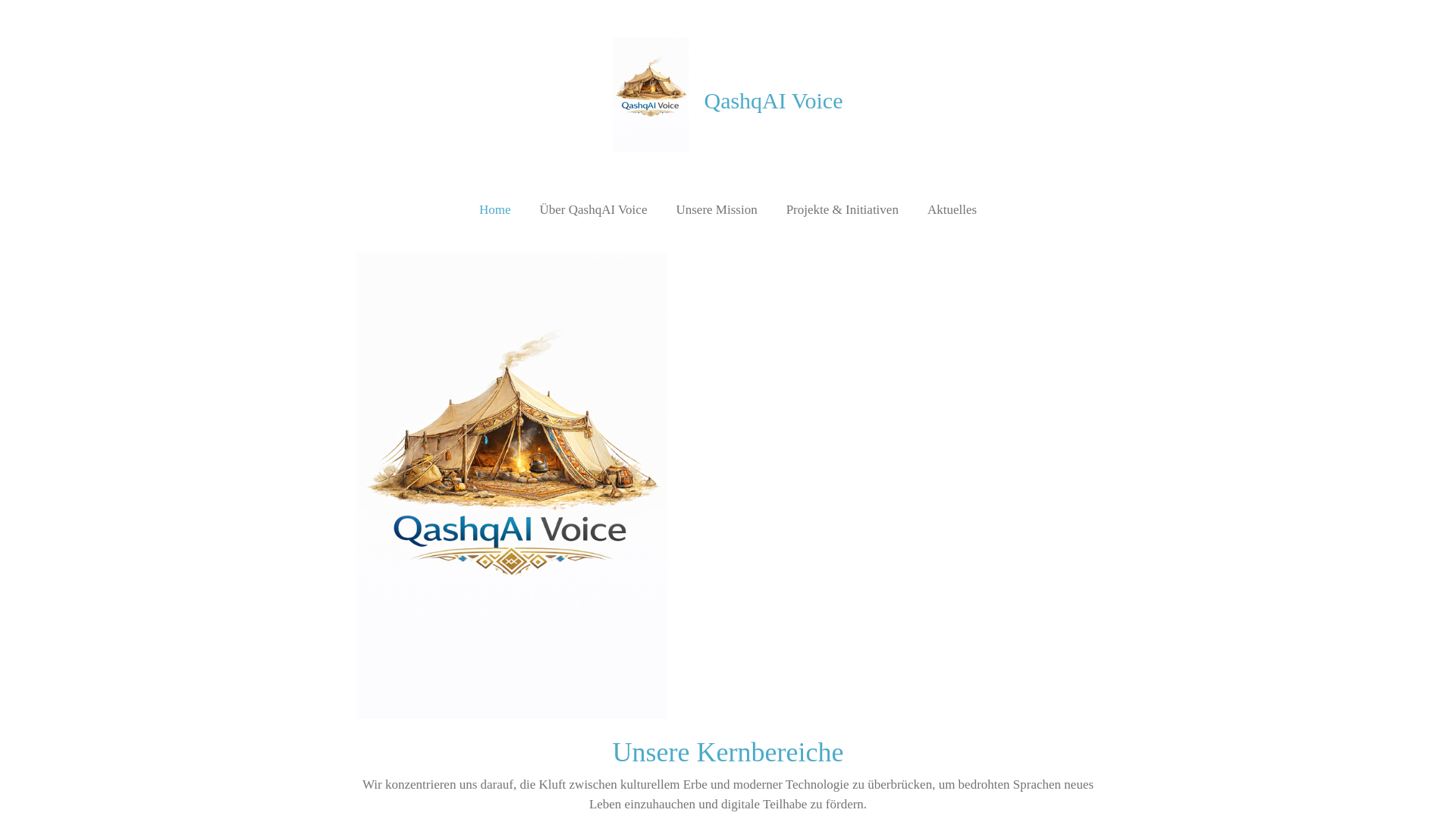 website screenshot of https://qashqaivoice.com/