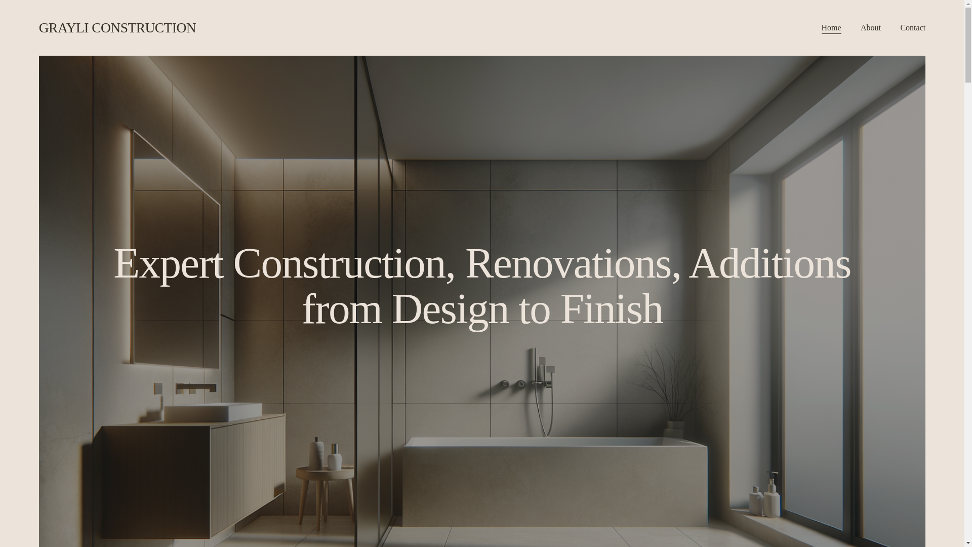 website screenshot of https://grayliconstruction.ca/