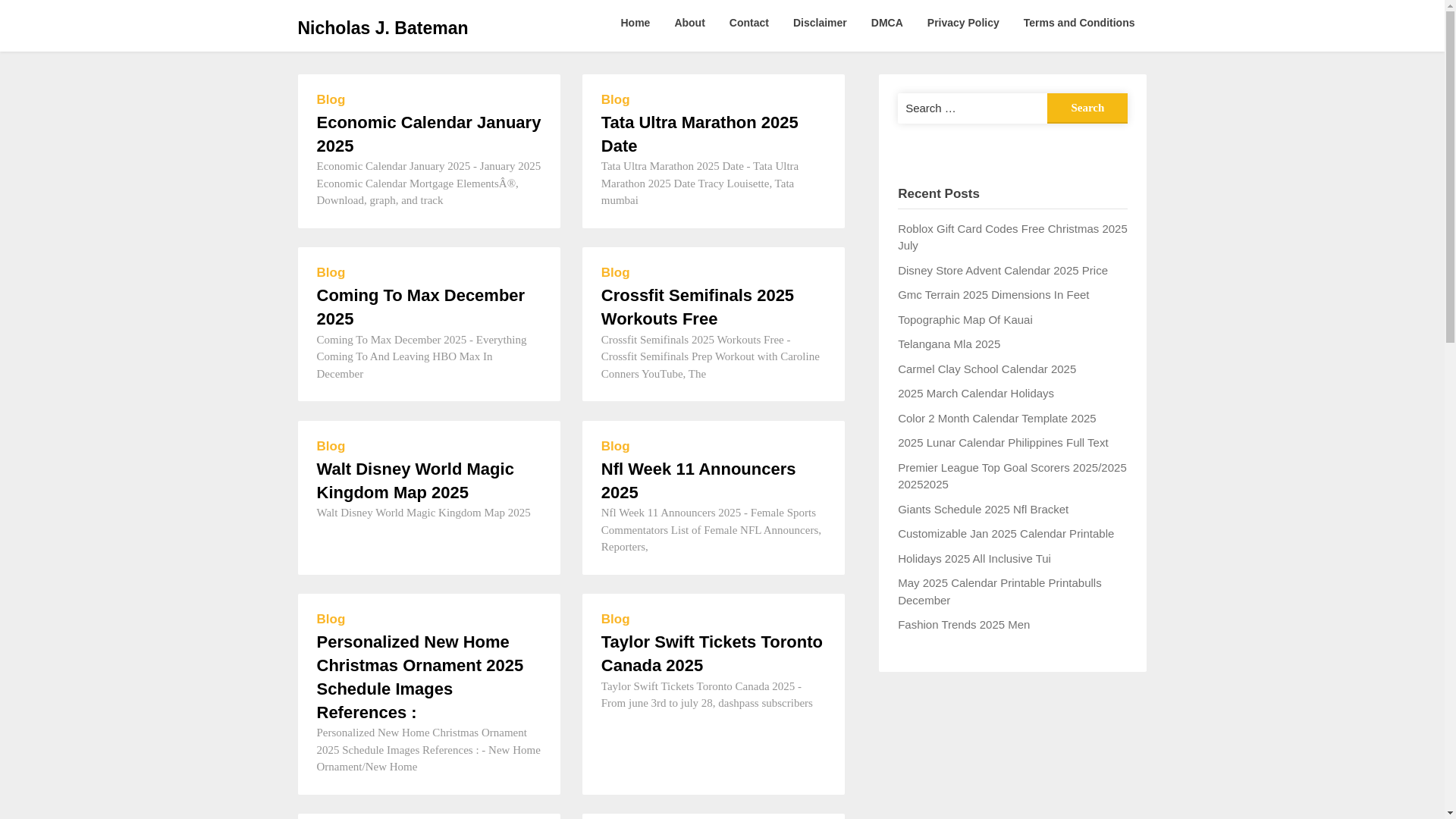 website screenshot of https://nicholasjbateman.pages.dev/