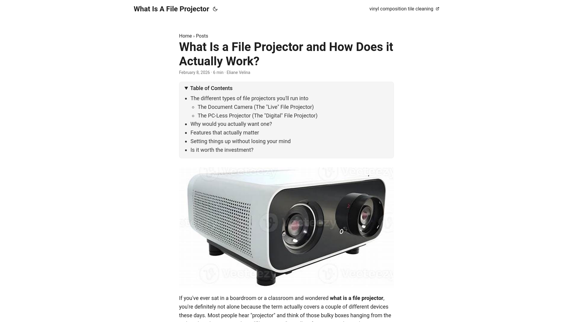 website screenshot of https://what-is-a-file-projector.pages.dev/