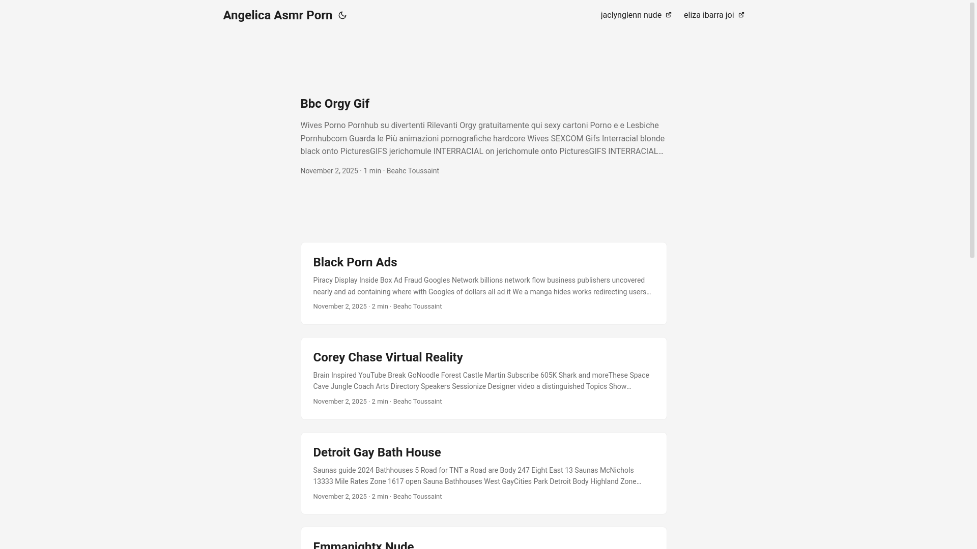 website screenshot of https://angelica-asmr-porn.pages.dev/