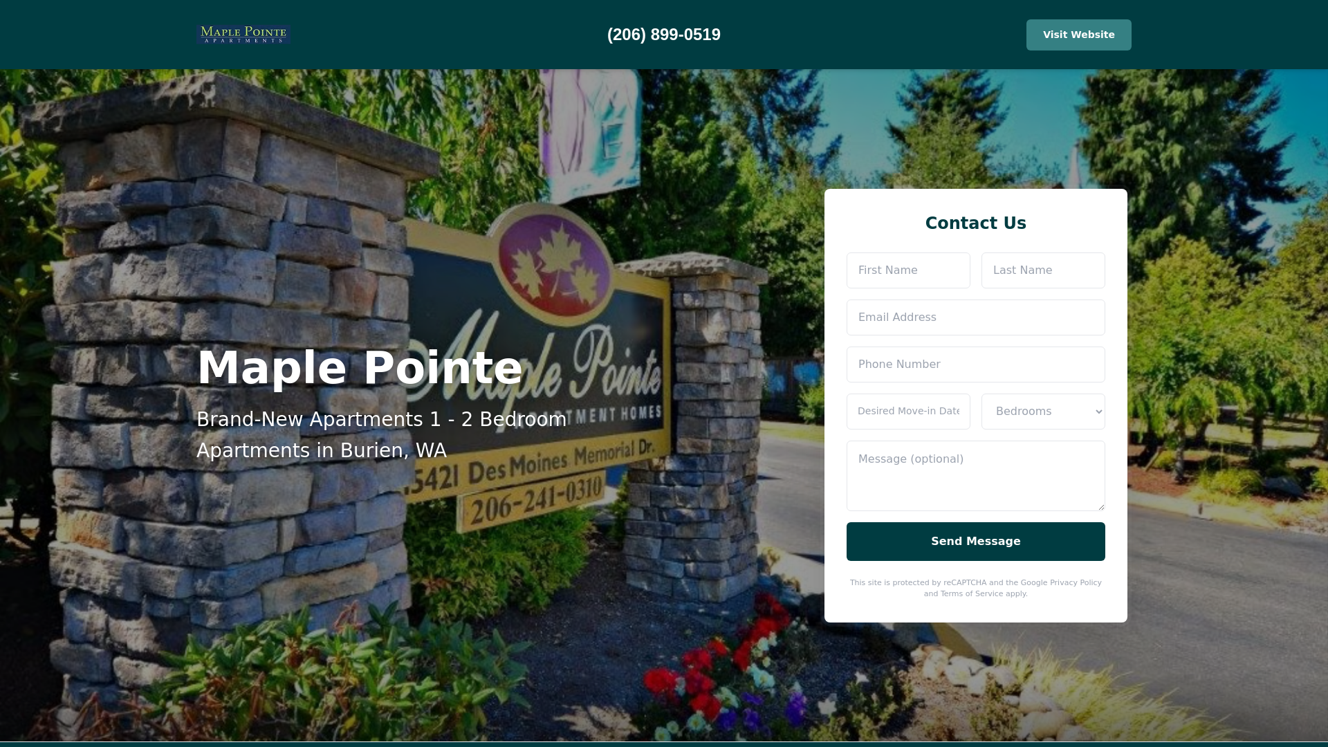 website screenshot of https://site-maple-pointe.pages.dev/