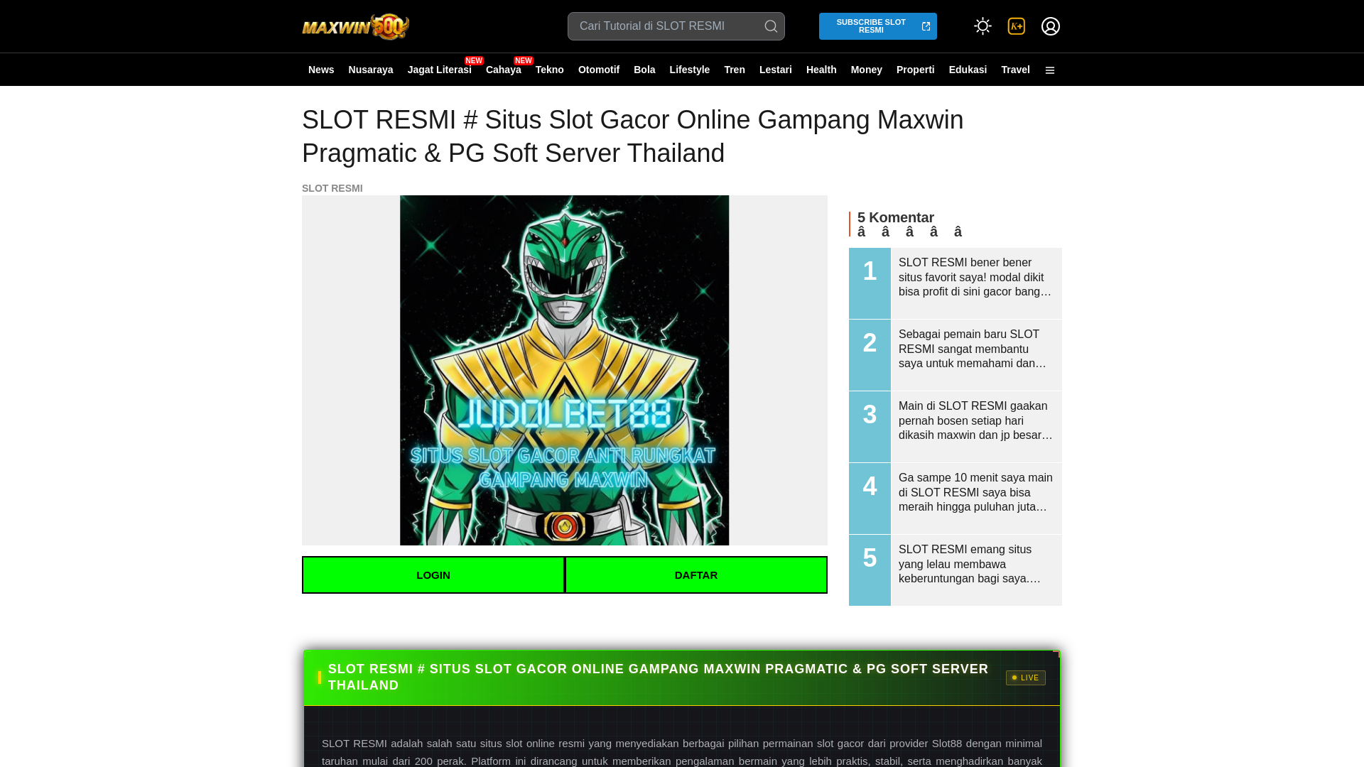 website screenshot of https://cobacobaa-dok.pages.dev/