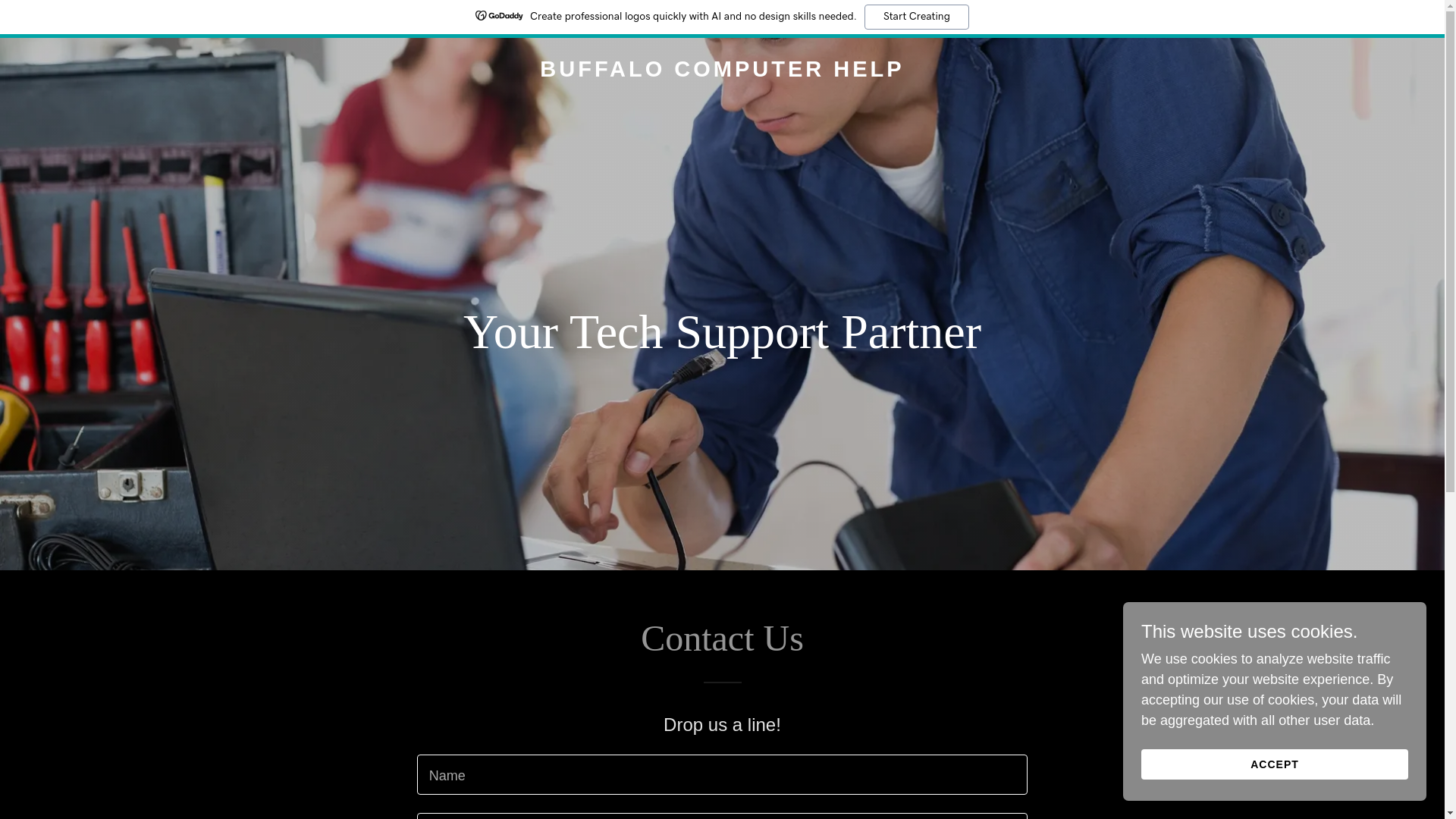 website screenshot of https://buffalocomputer.help/