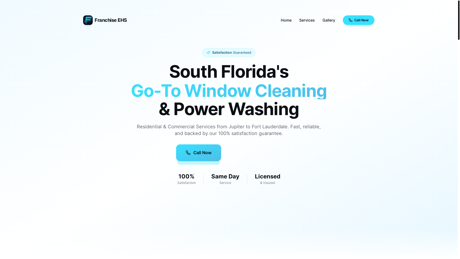 website screenshot of https://franchise-ehs.com/
