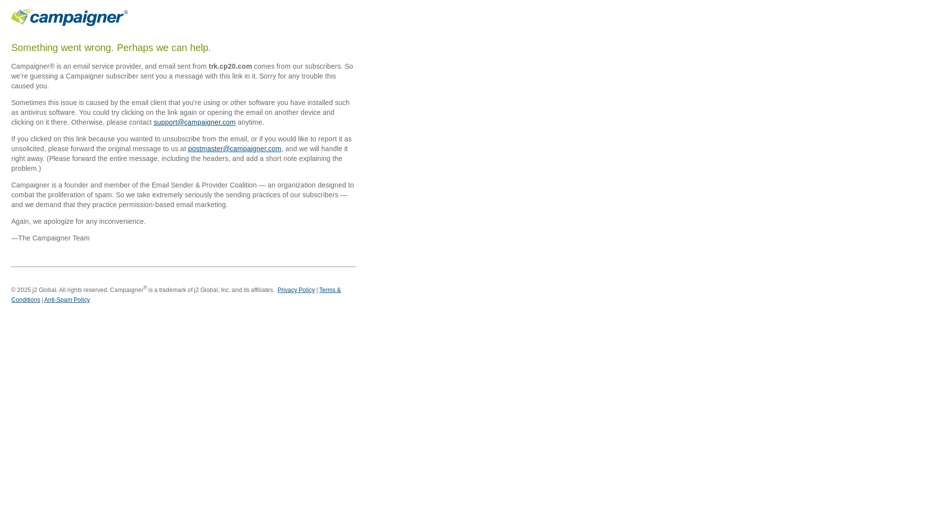 website screenshot of https://trk.cp20.com/