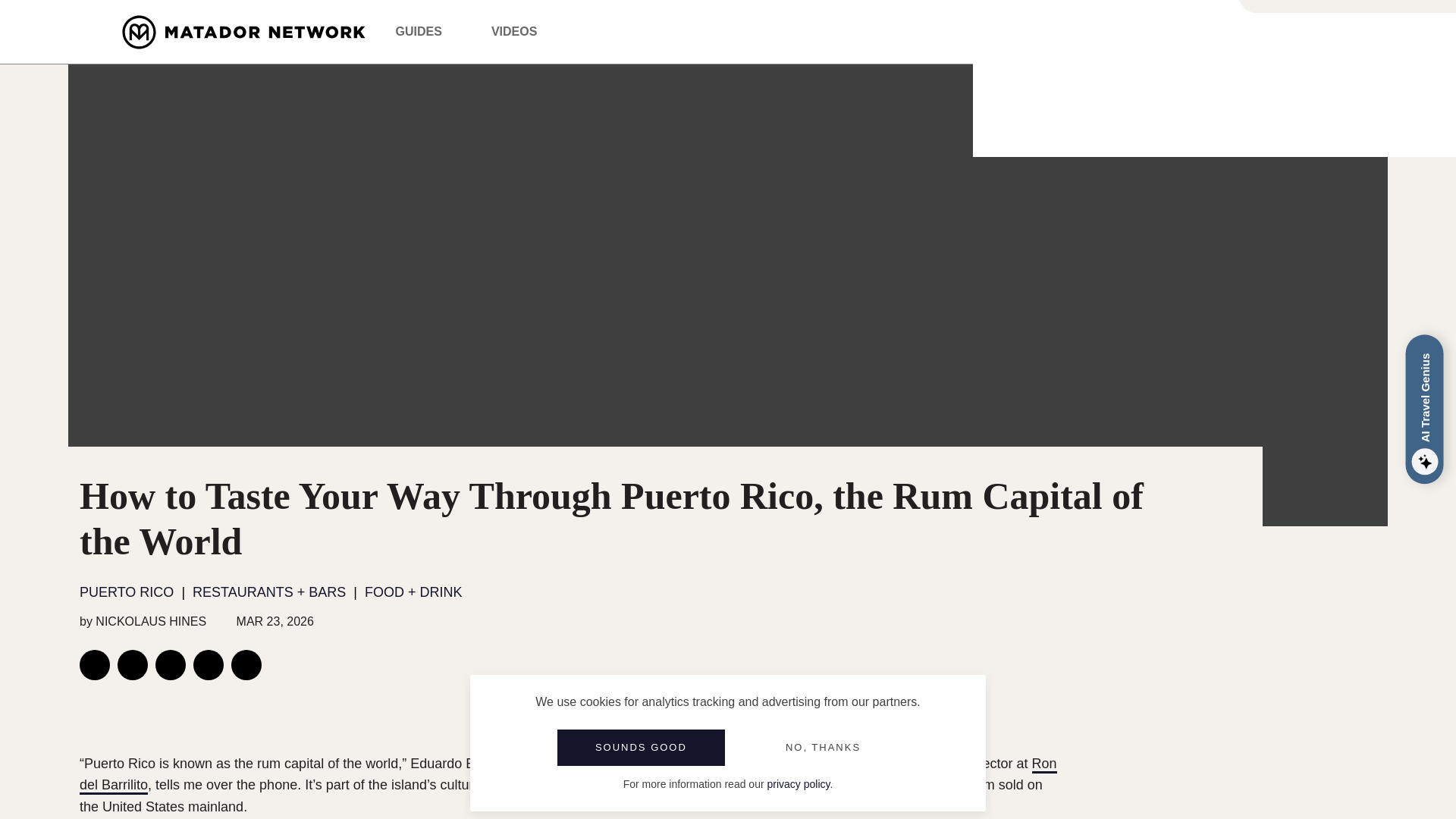 website screenshot of https://matadornetwork.com/read/puerto-rico-rum-guide/