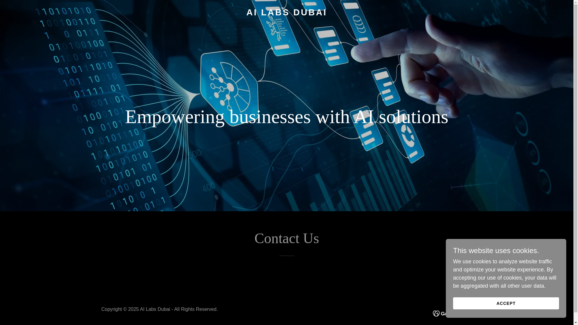 website screenshot of https://ailabsdubai.com/