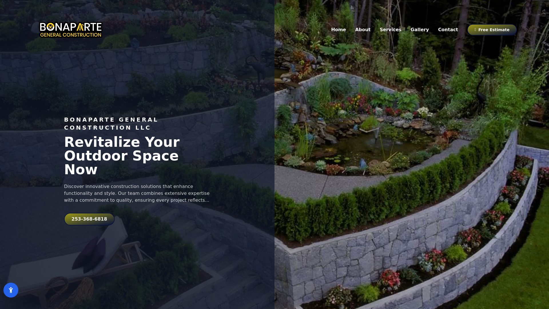 website screenshot of https://bonapartegenco.net/