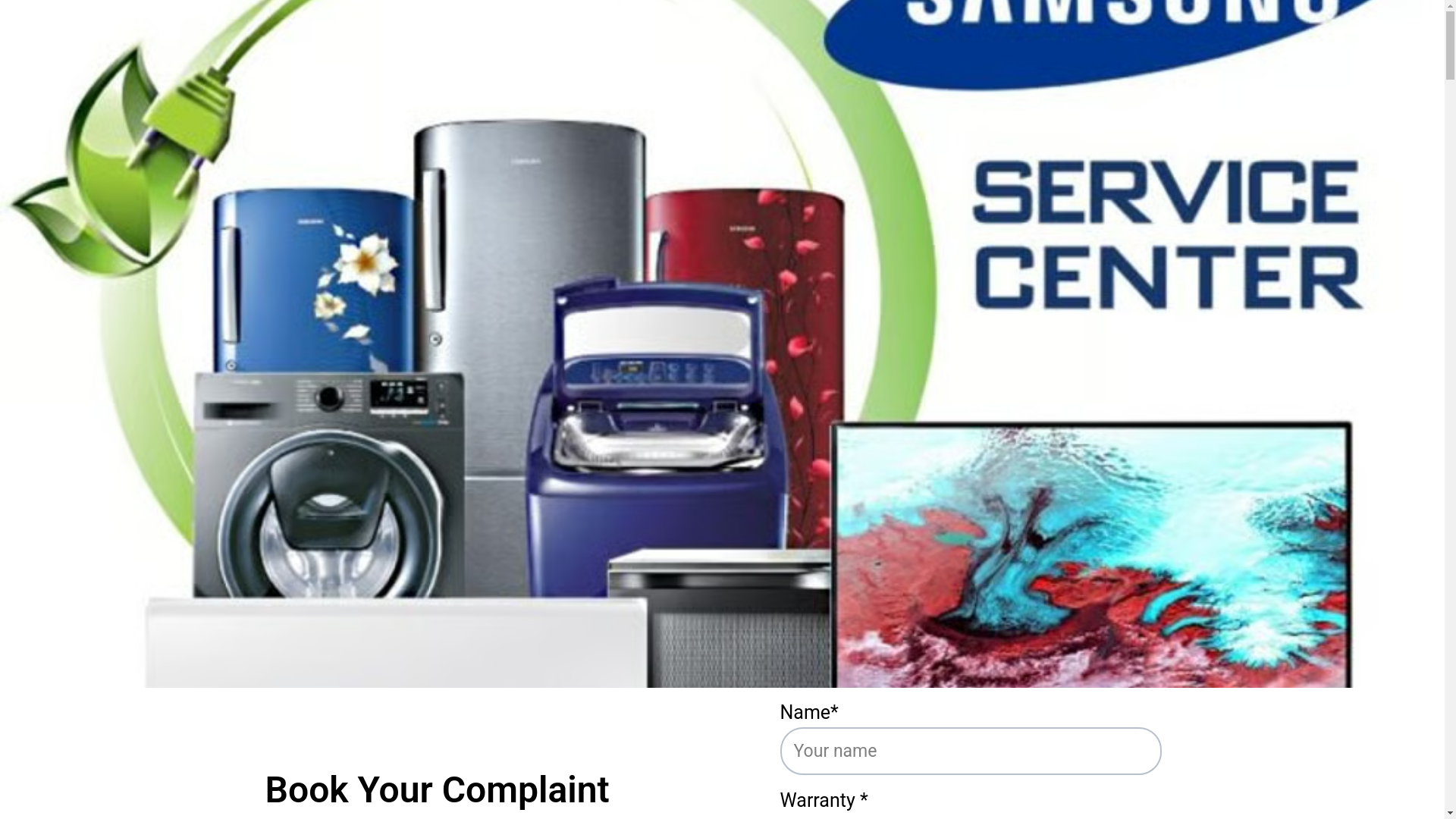 website screenshot of https://samsung-appliance-repair.site/