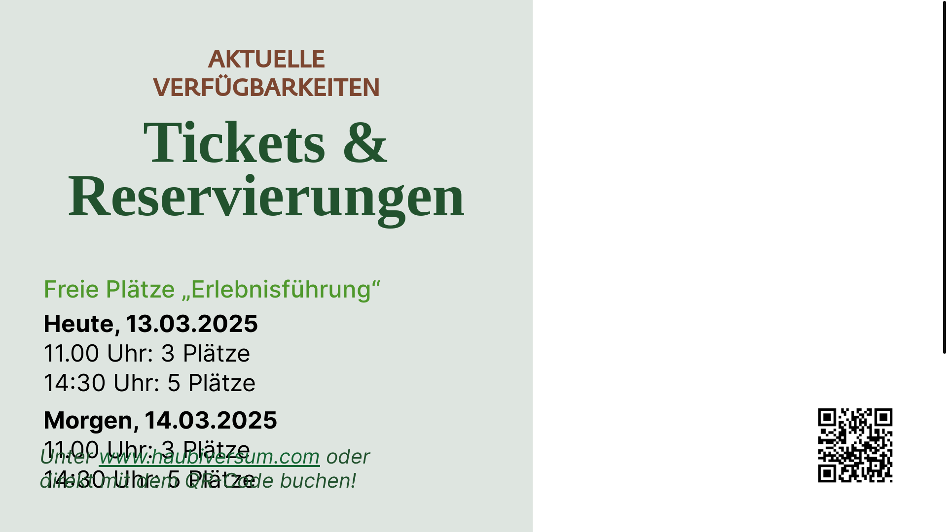 website screenshot of https://haubiversum-frontend.pages.dev/