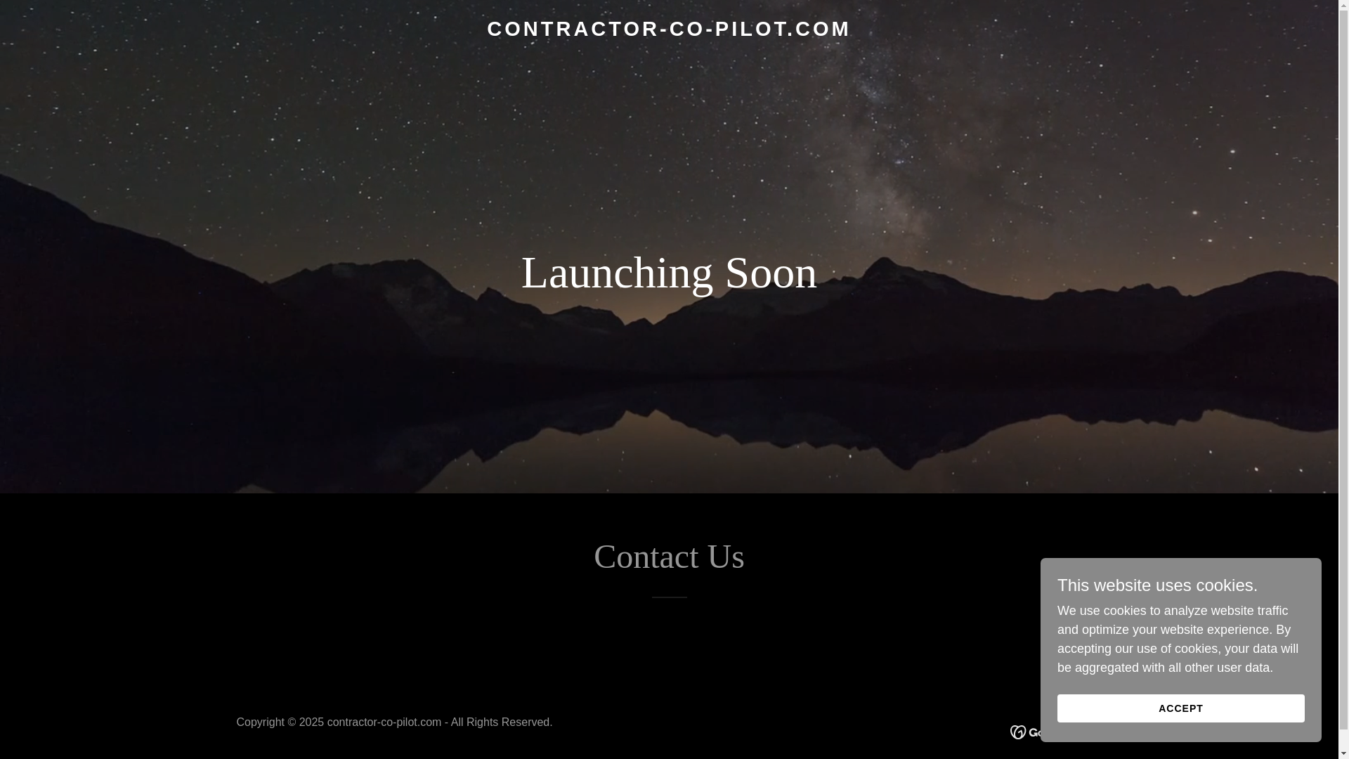 website screenshot of https://contractor-co-pilot.com/