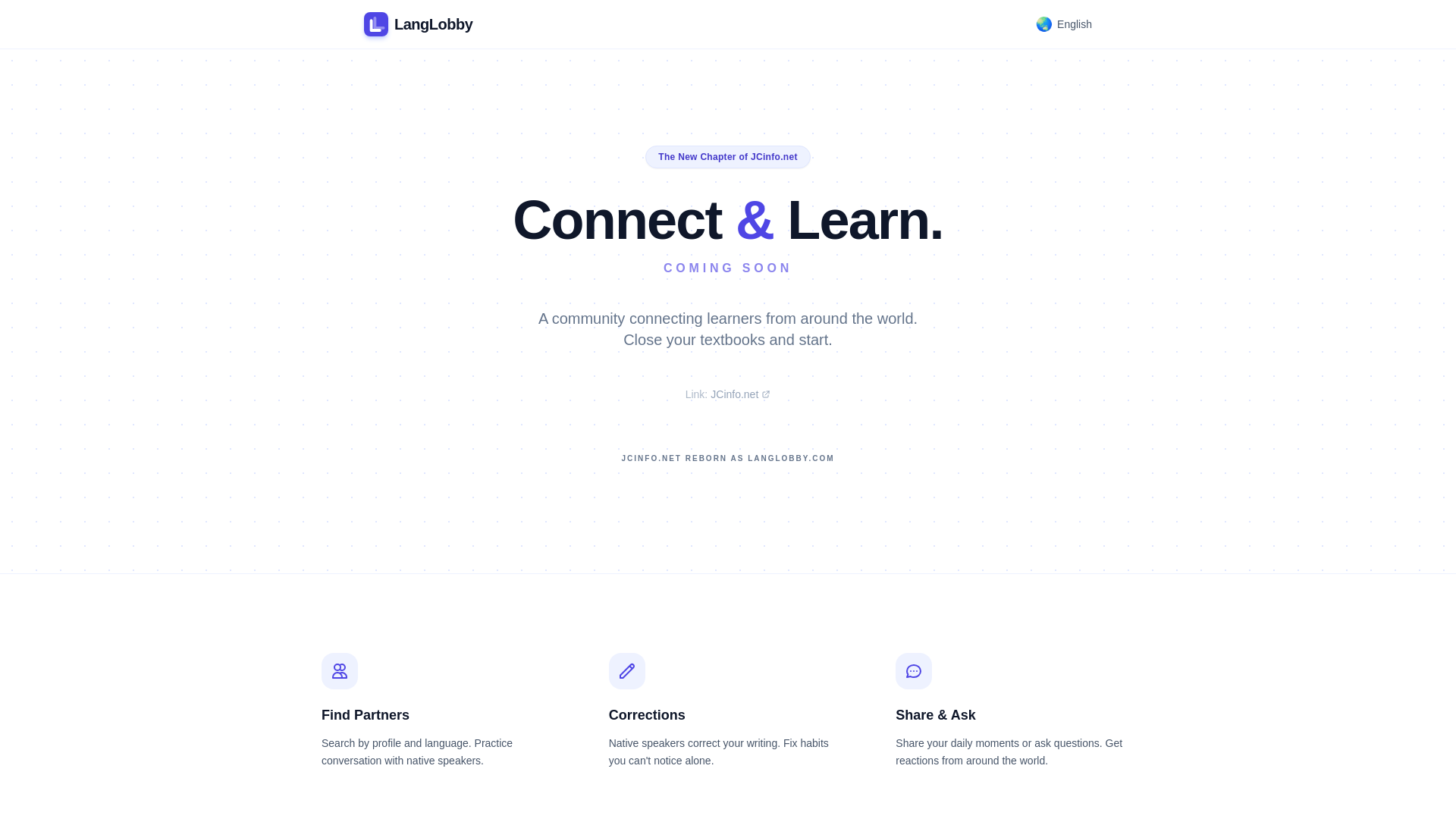 website screenshot of https://langlobby.pages.dev/
