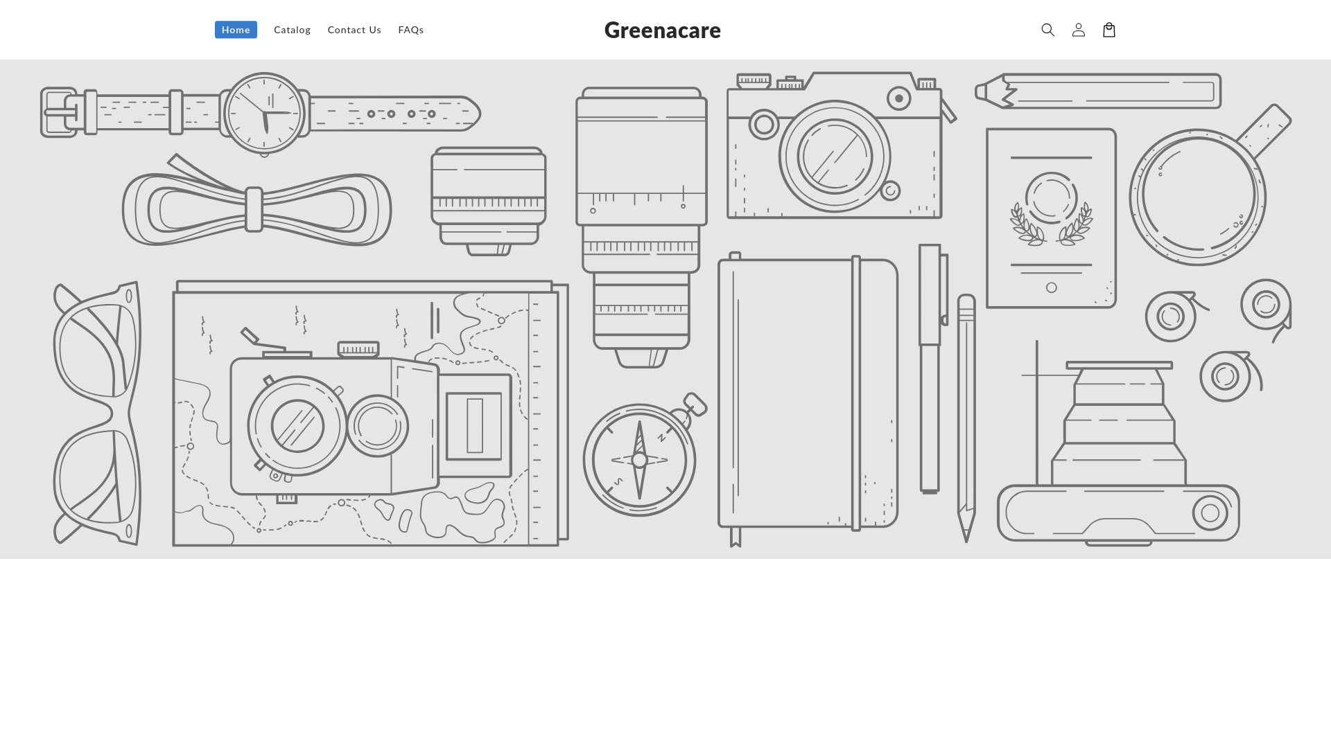 website screenshot of https://greenacare.com/