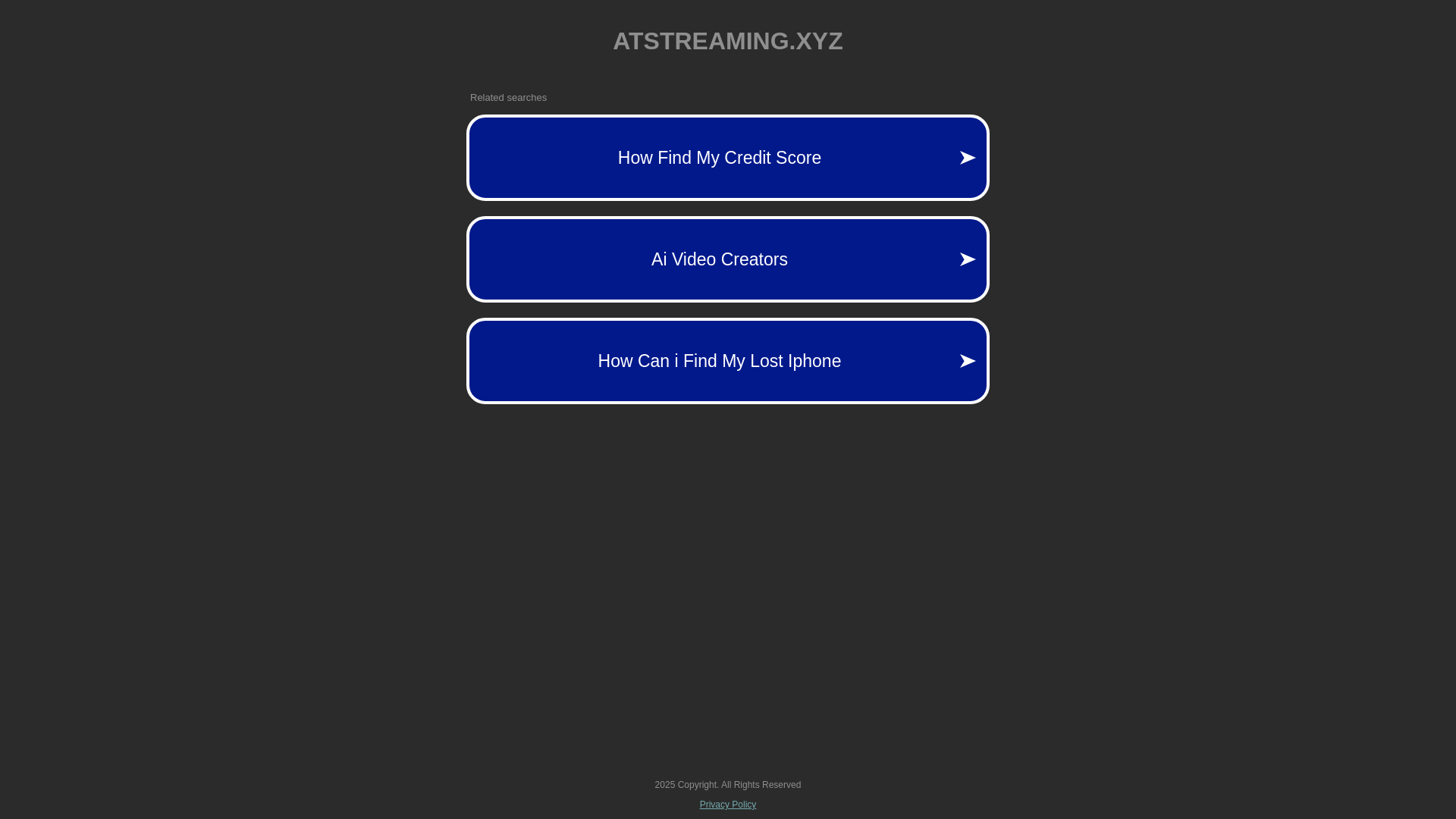 website screenshot of https://atstreaming.xyz/