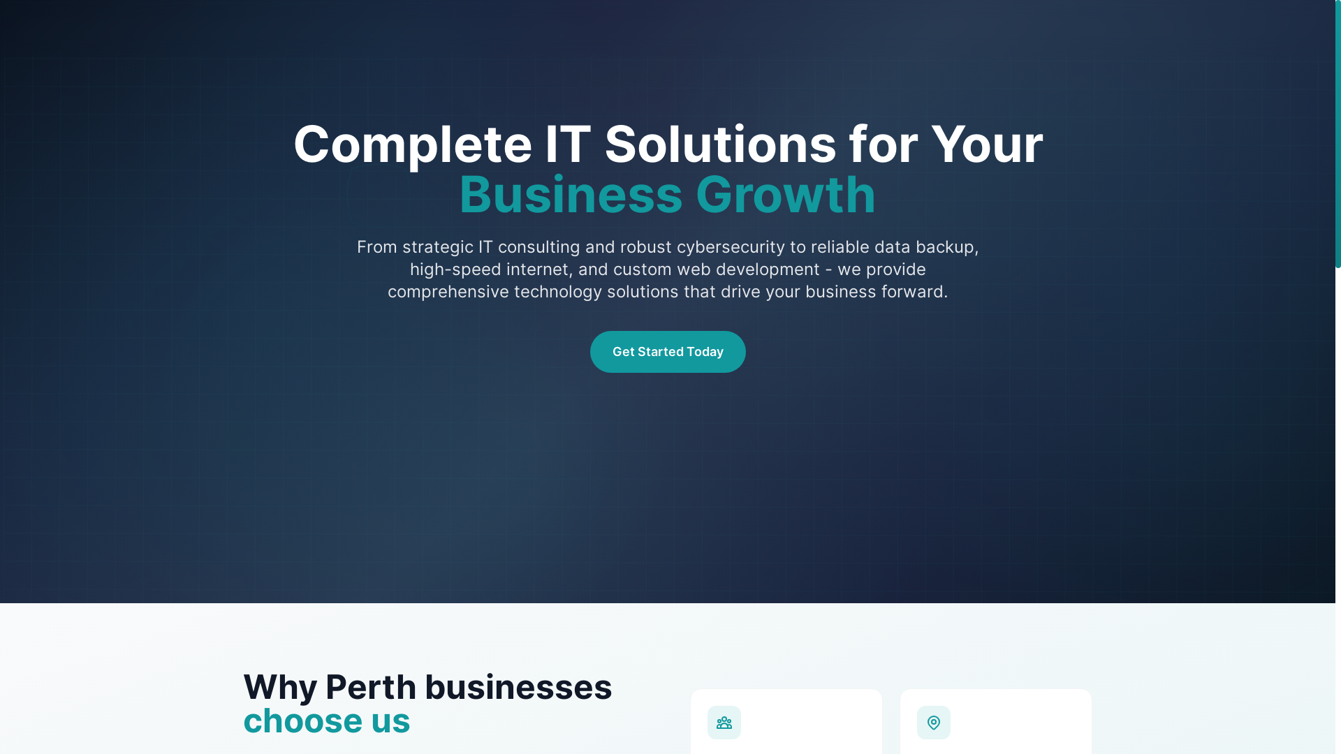 website screenshot of https://leap-technology-website.pages.dev/