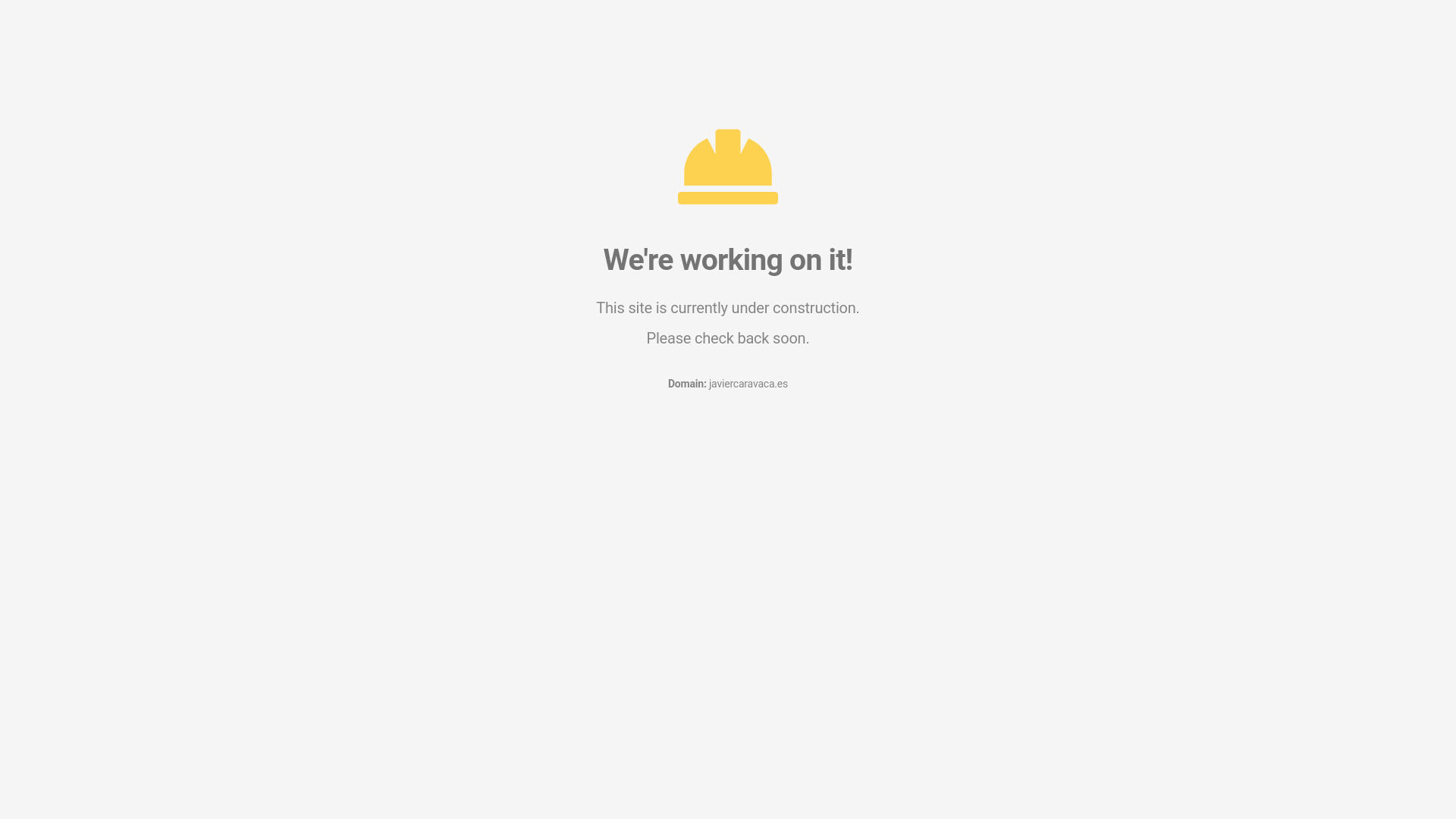 website screenshot of https://javiercaravaca.es/