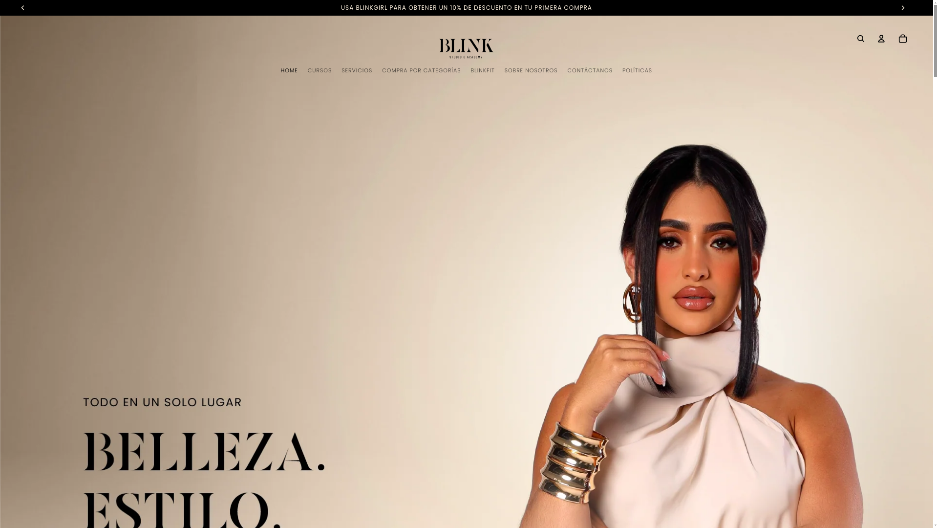 website screenshot of https://blinkstudiopr.com/