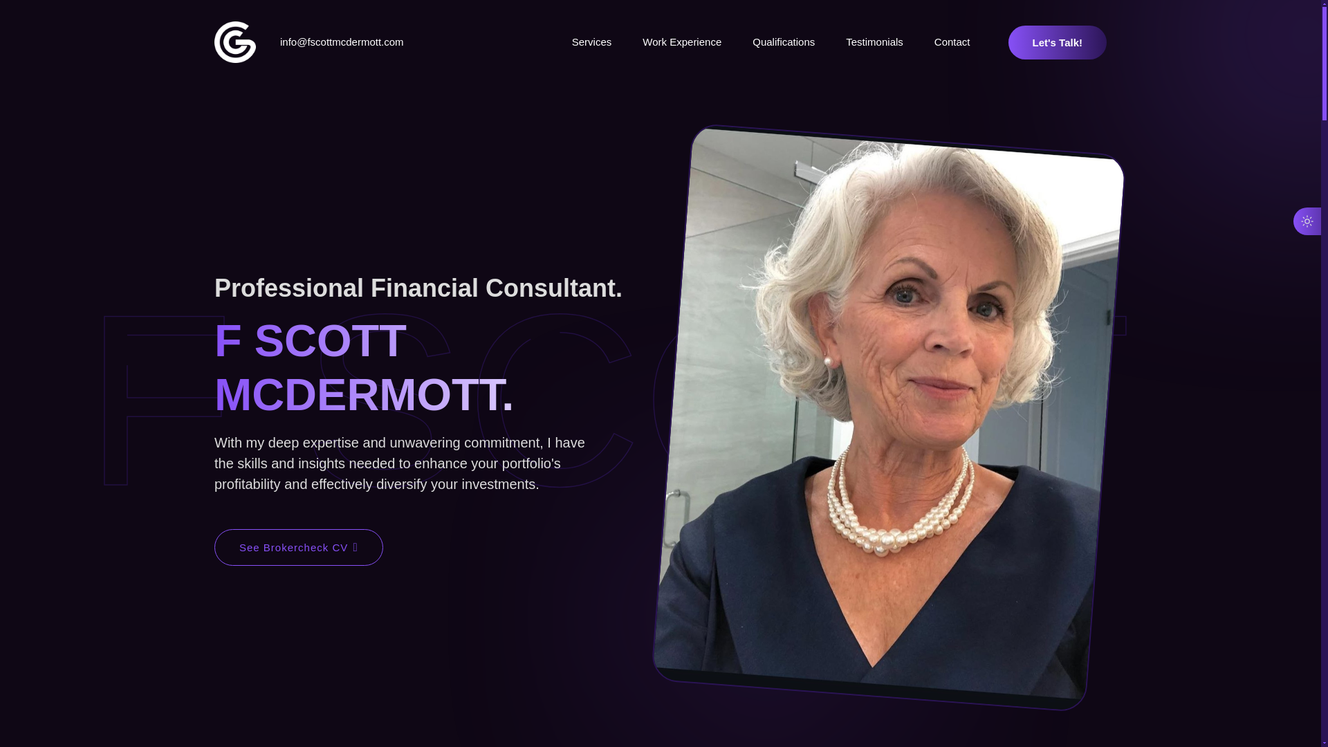 website screenshot of https://fscottmcdermott.com/