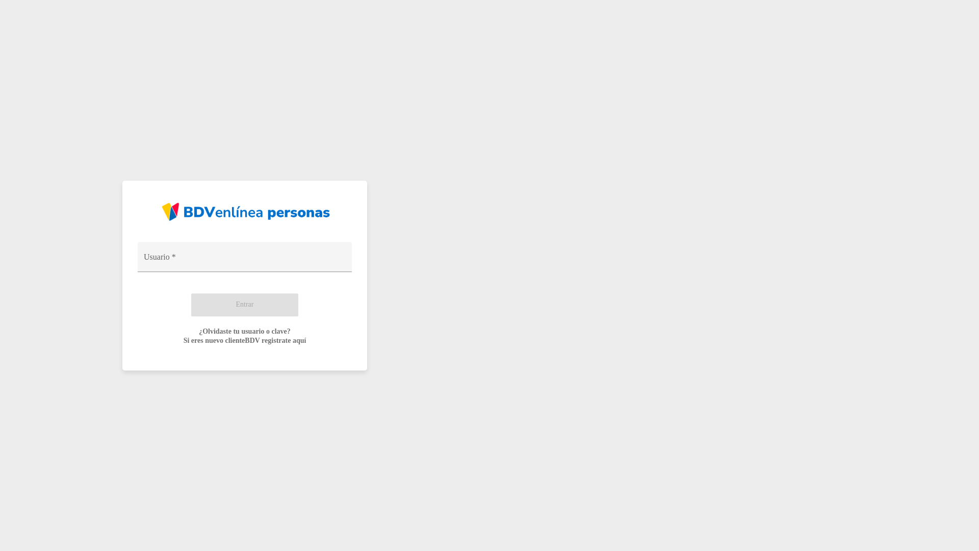 website screenshot of https://bdvenlinea.banvenez.com