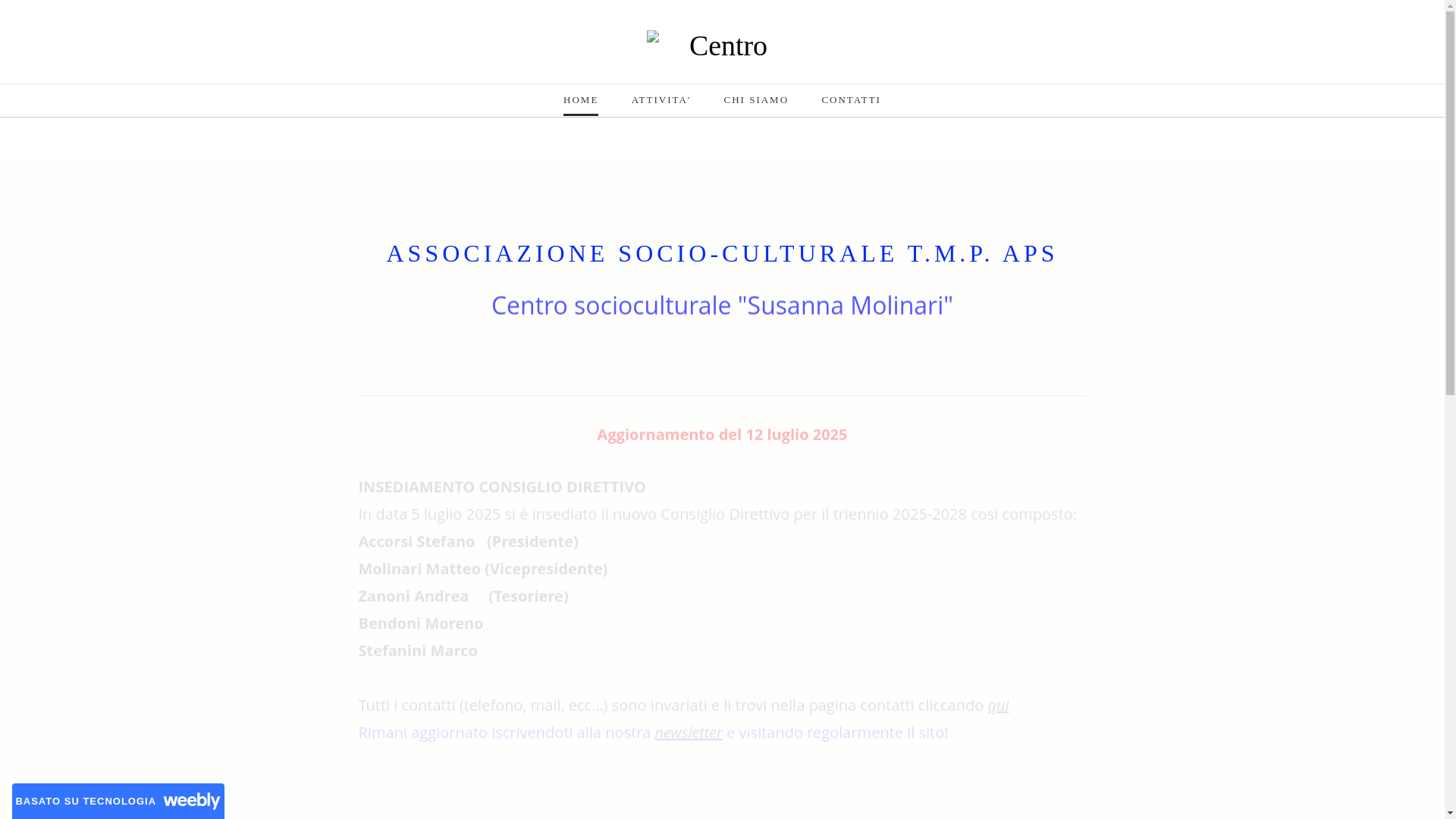 website screenshot of https://centromolinarizola.it/