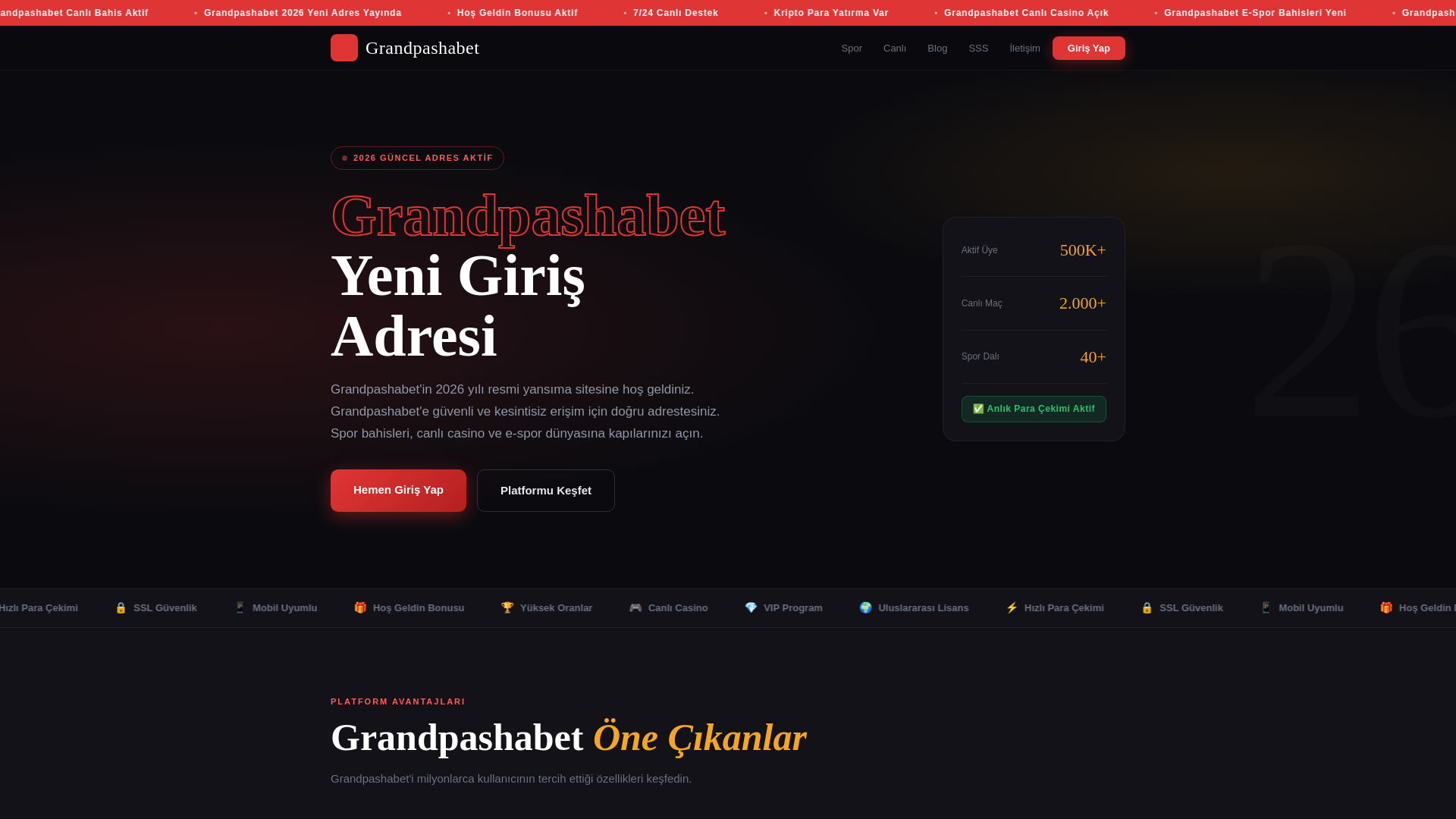 website screenshot of https://tr.grandpashabet-progiris.vip/