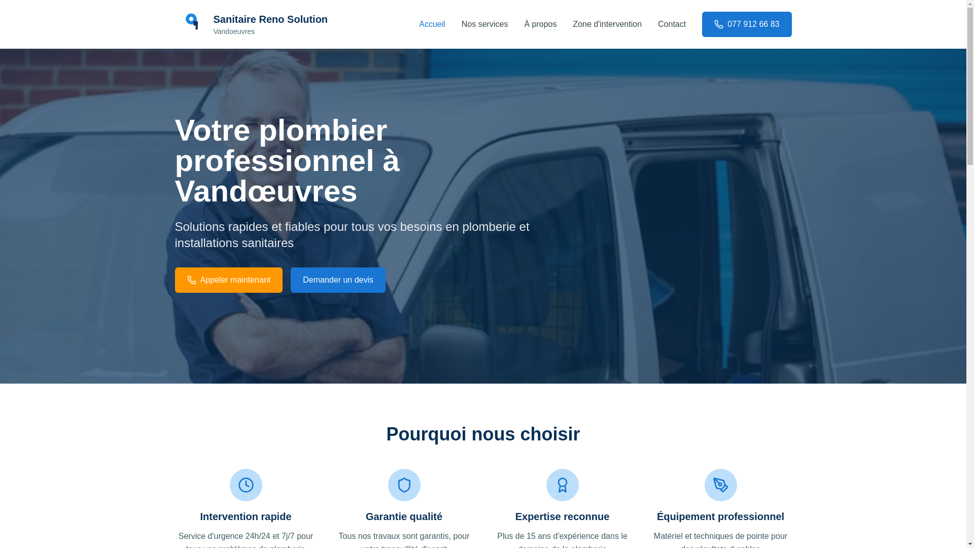 website screenshot of https://plombier-vandoeuvres-ch.pages.dev/