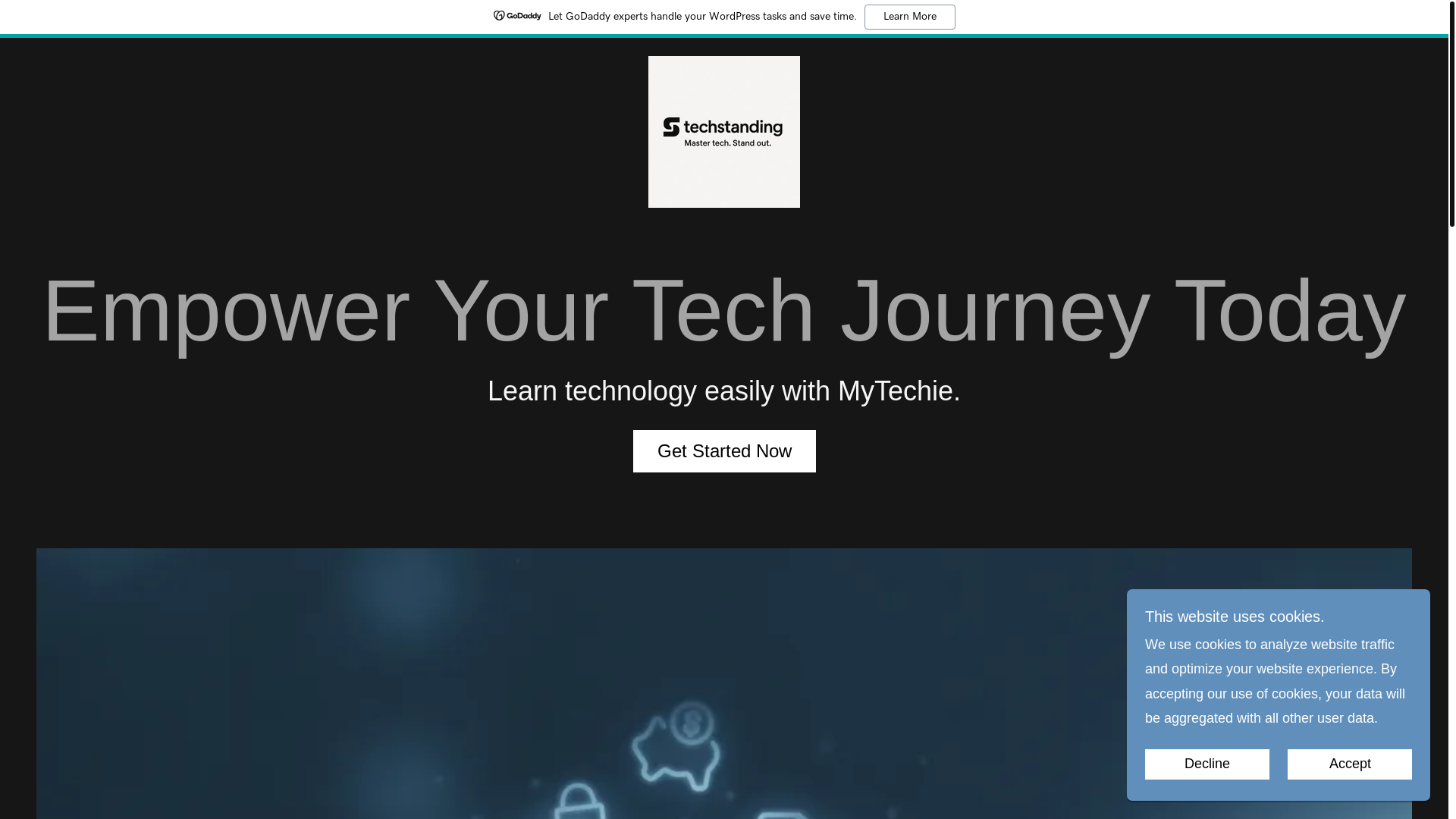 website screenshot of https://techstanding.co.uk/