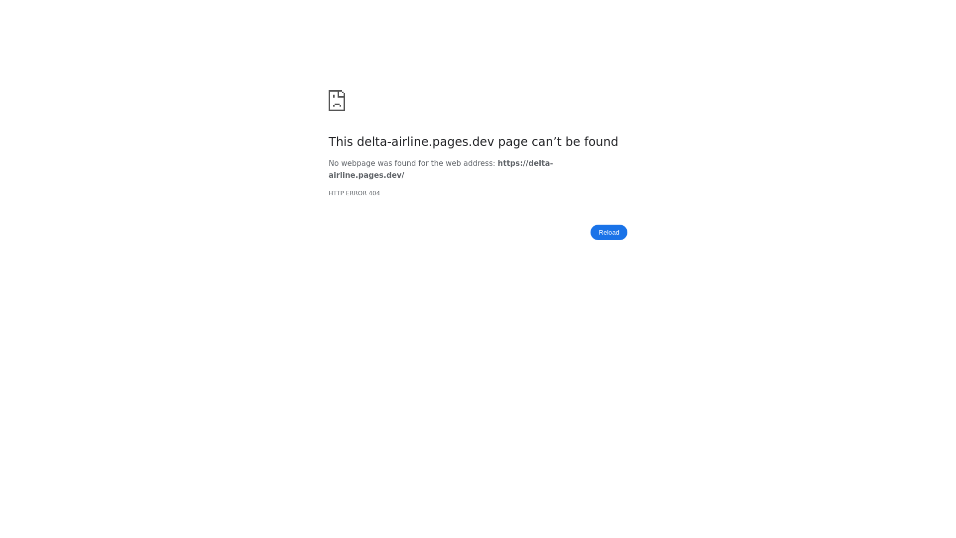 website screenshot of https://delta-airline.pages.dev/