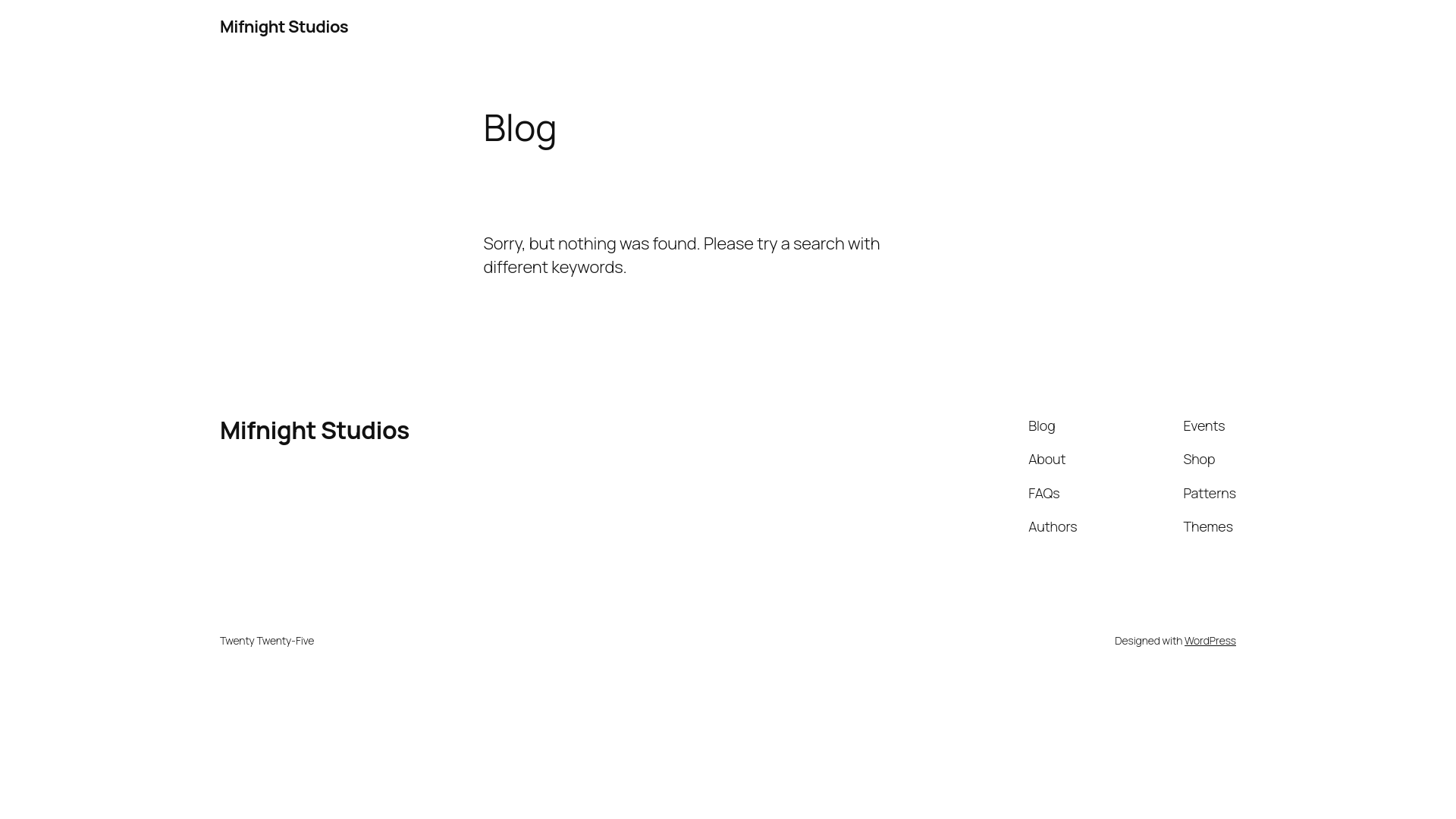 website screenshot of https://midnightstudioss.com/