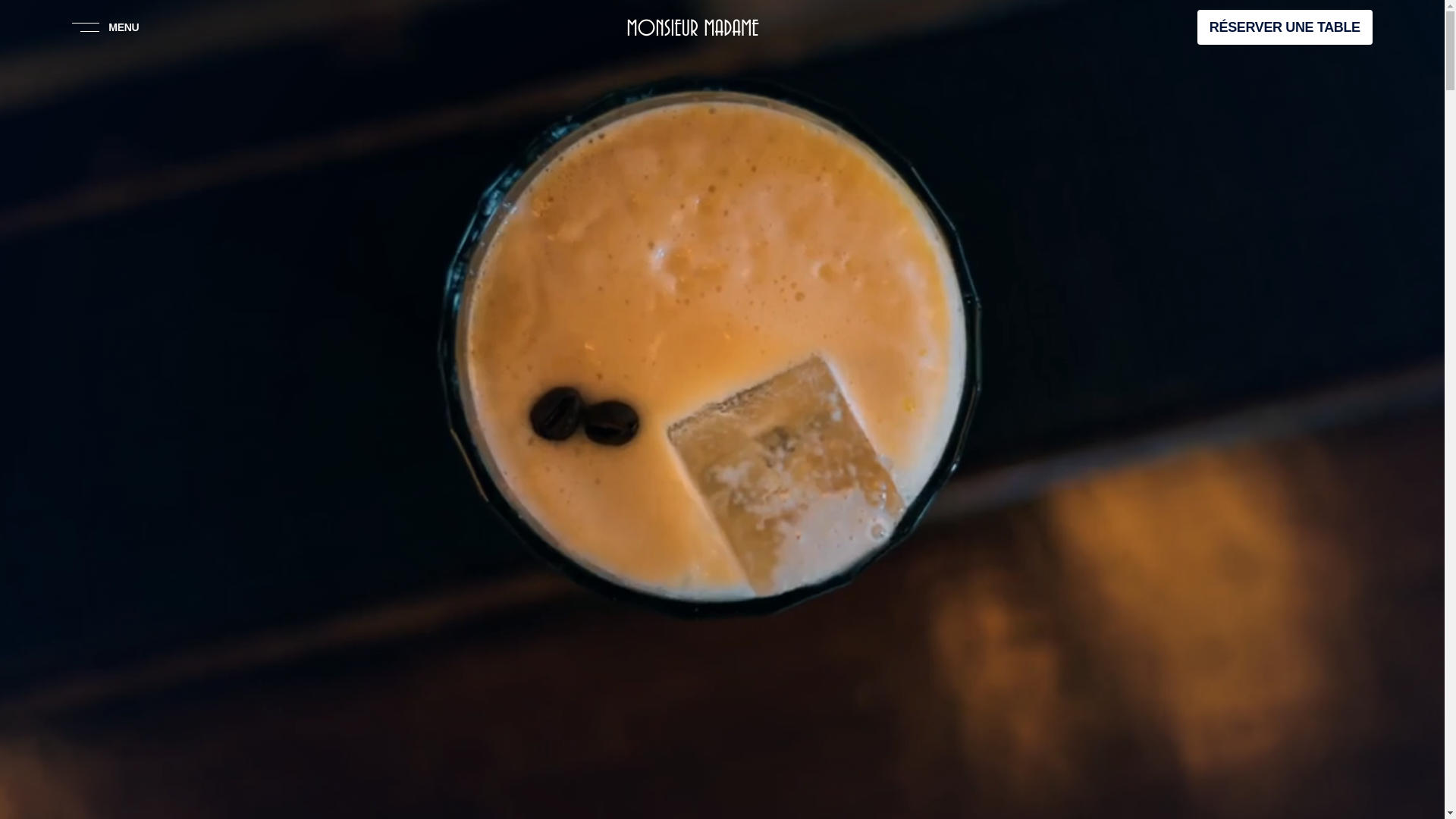 website screenshot of https://brasseriemonsieurmadame.fr/