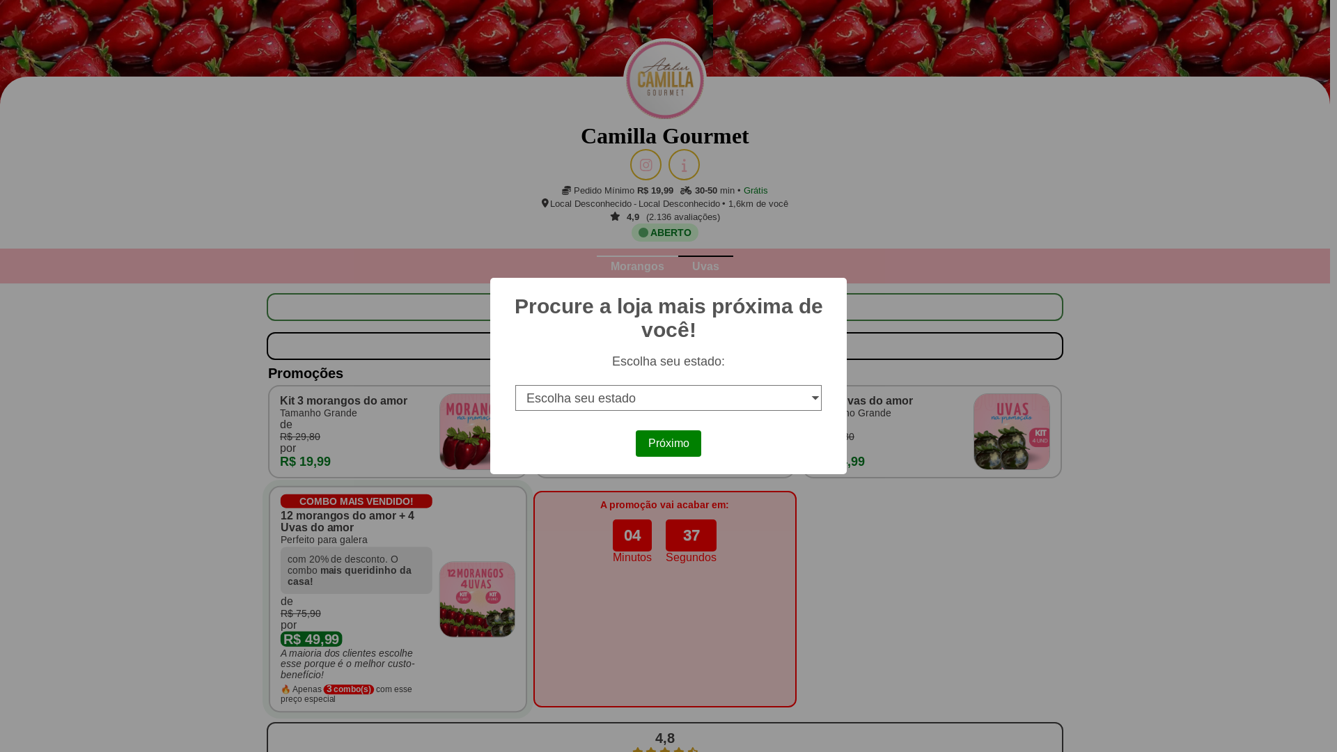 website screenshot of https://morangodariqueza.top/