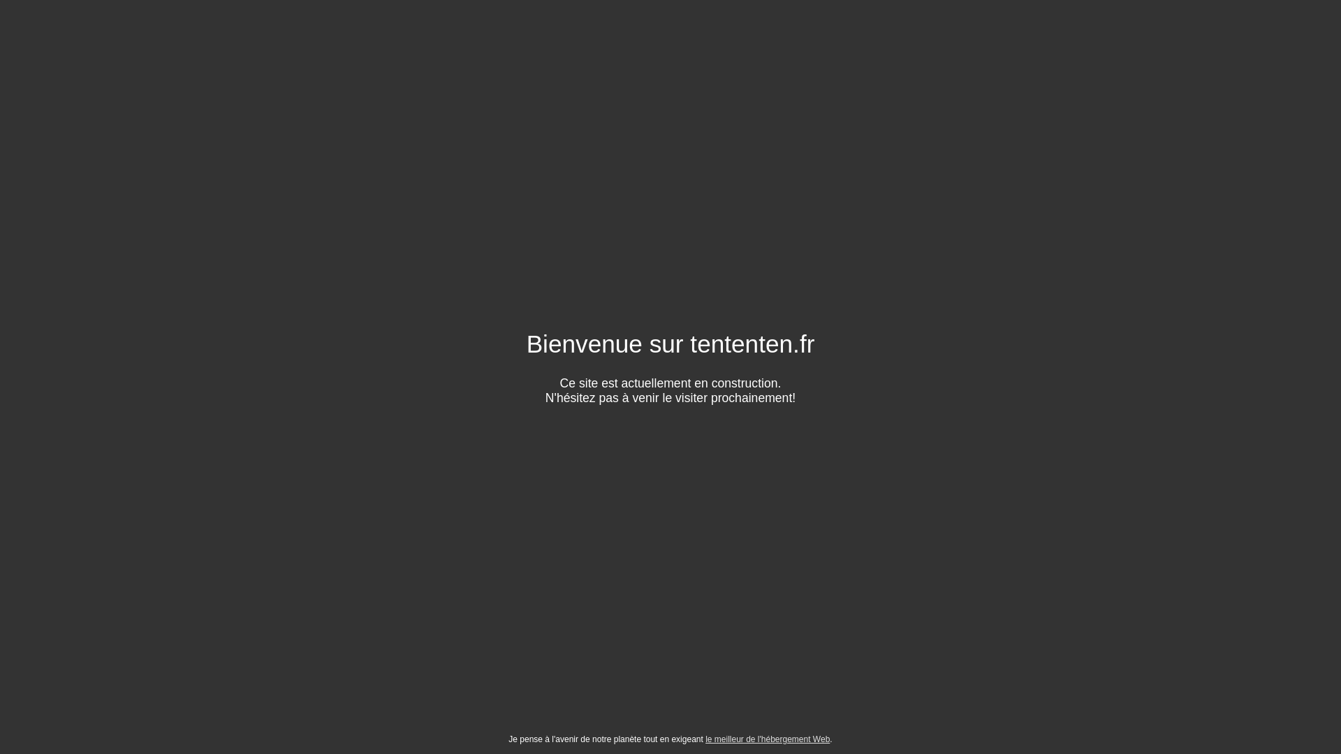 website screenshot of https://tententen.fr
