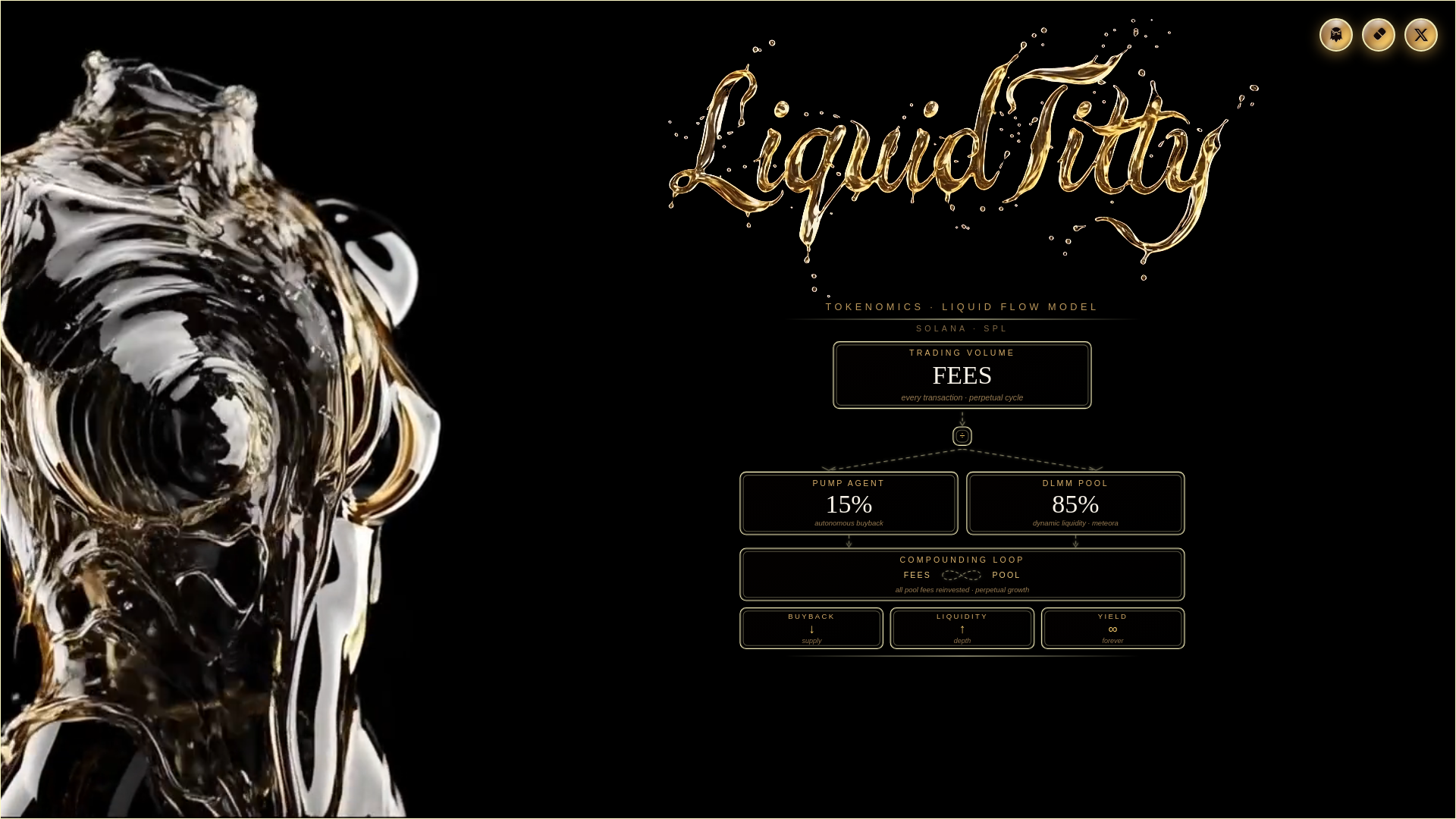 website screenshot of https://liquidtitty.tech/