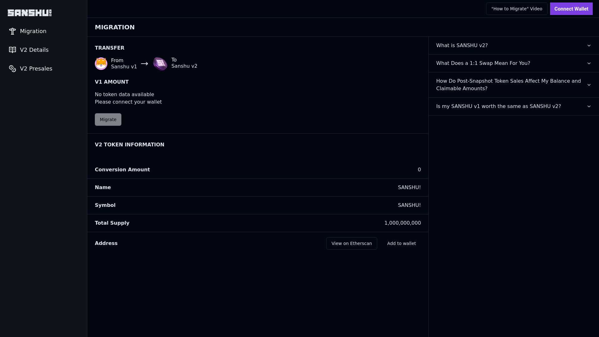website screenshot of https://sanshu-migrations.pages.dev